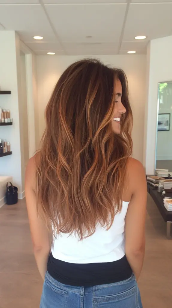 Stunning Caramel Balayage: Gorgeous Brown Hair Inspiration for Your Next Look!