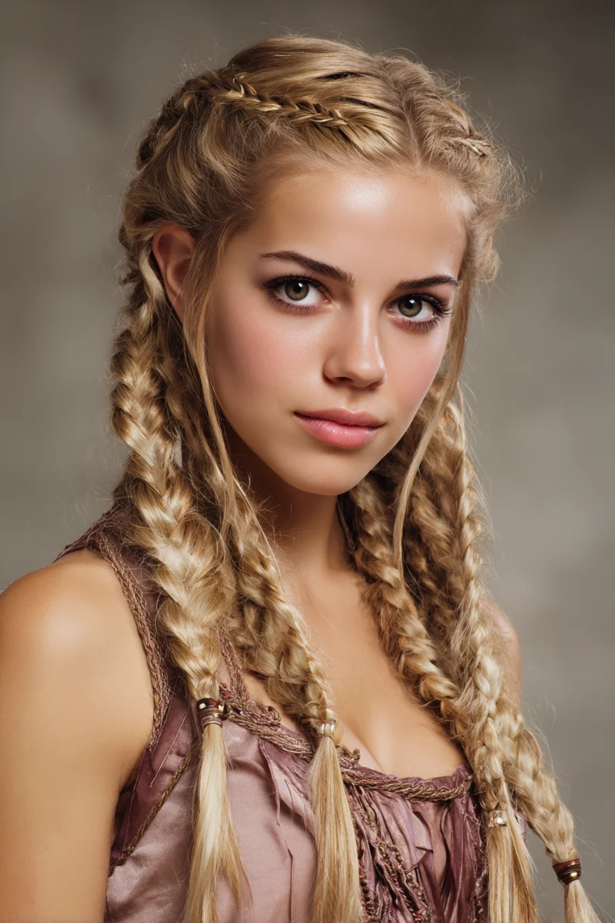 Boho Multi-Braids with Twisted Crown — Textured Braided Hairstyle