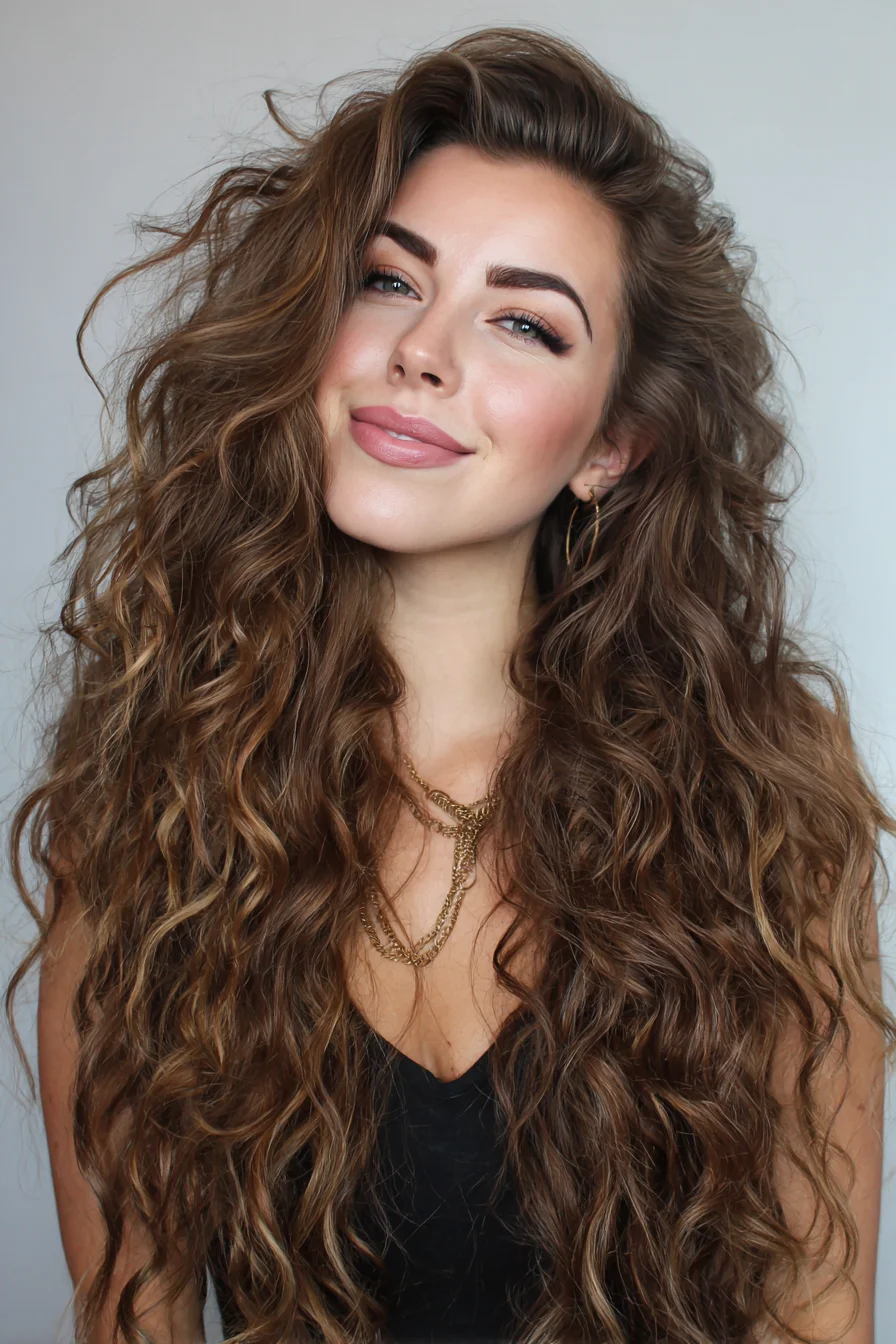 Long Layered Beach Waves — Voluminous Texture for Thick Wavy/Curly Hair