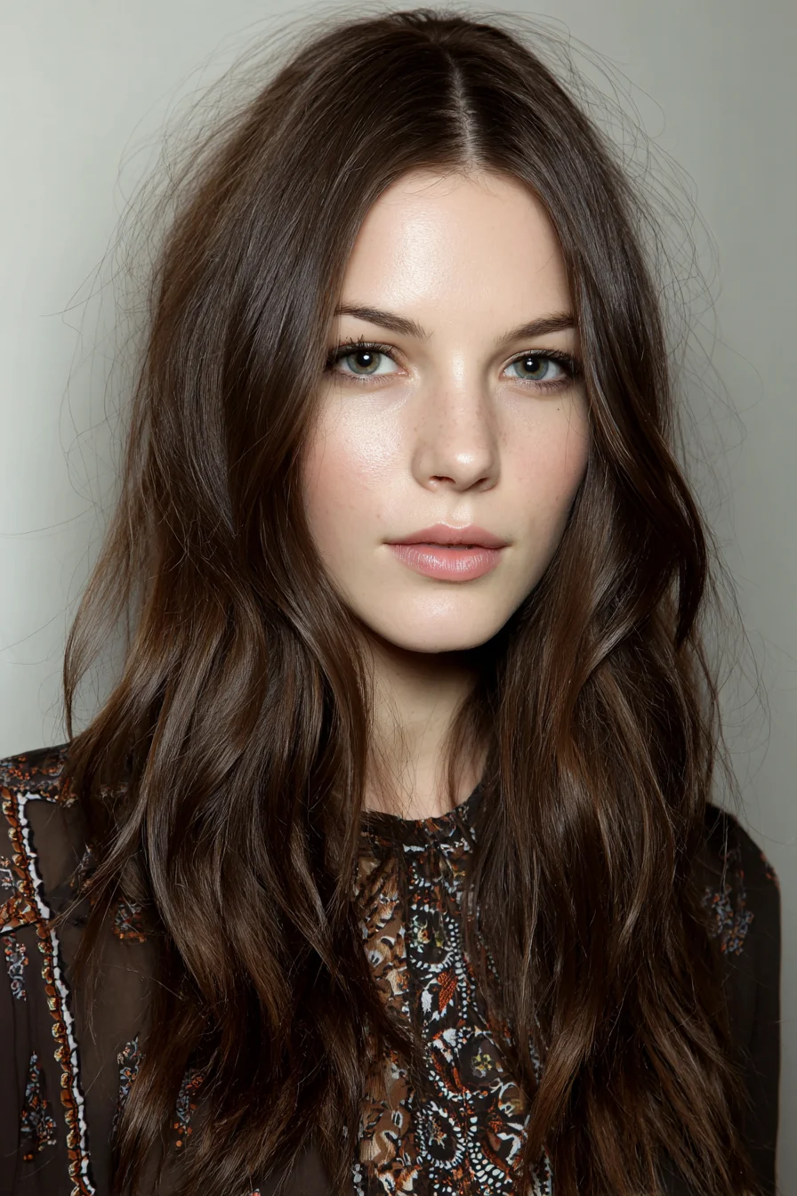 Long Layered Natural Waves with Middle Part
