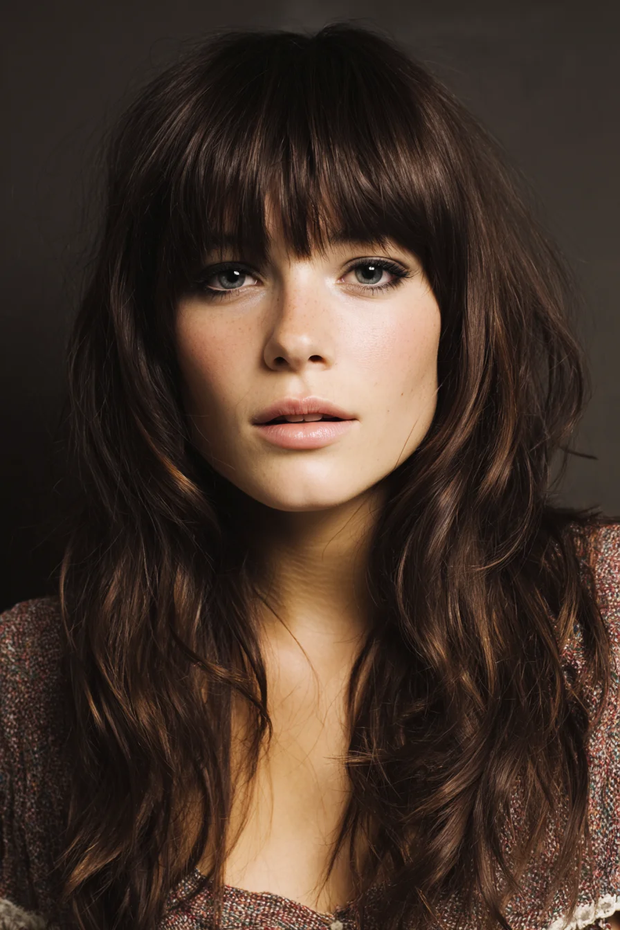 Long Layered Waves with Full Blunt Fringe
