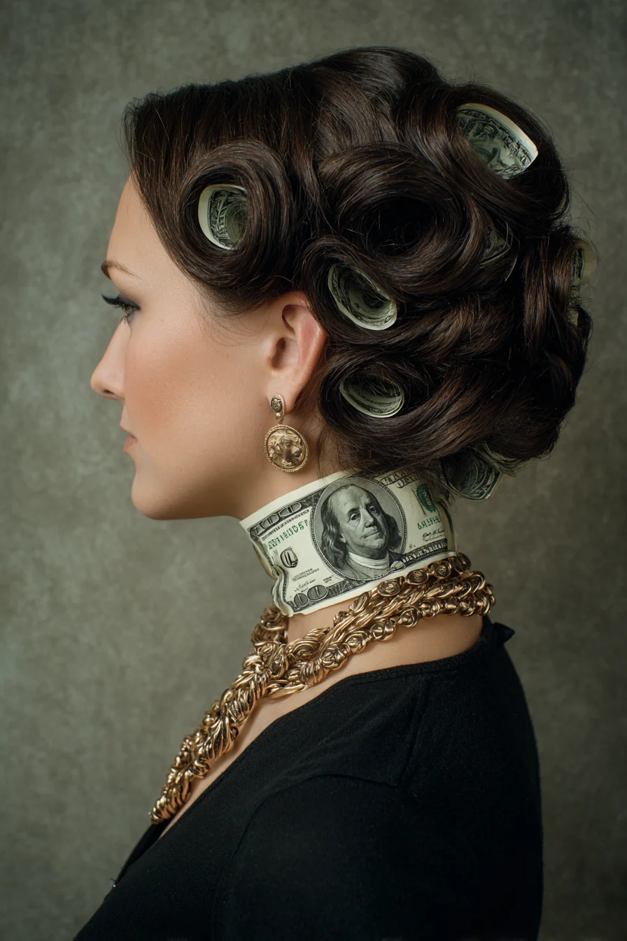 Vintage Sculpted Barrel Curls Updo — Finger Waves & Pin Curls