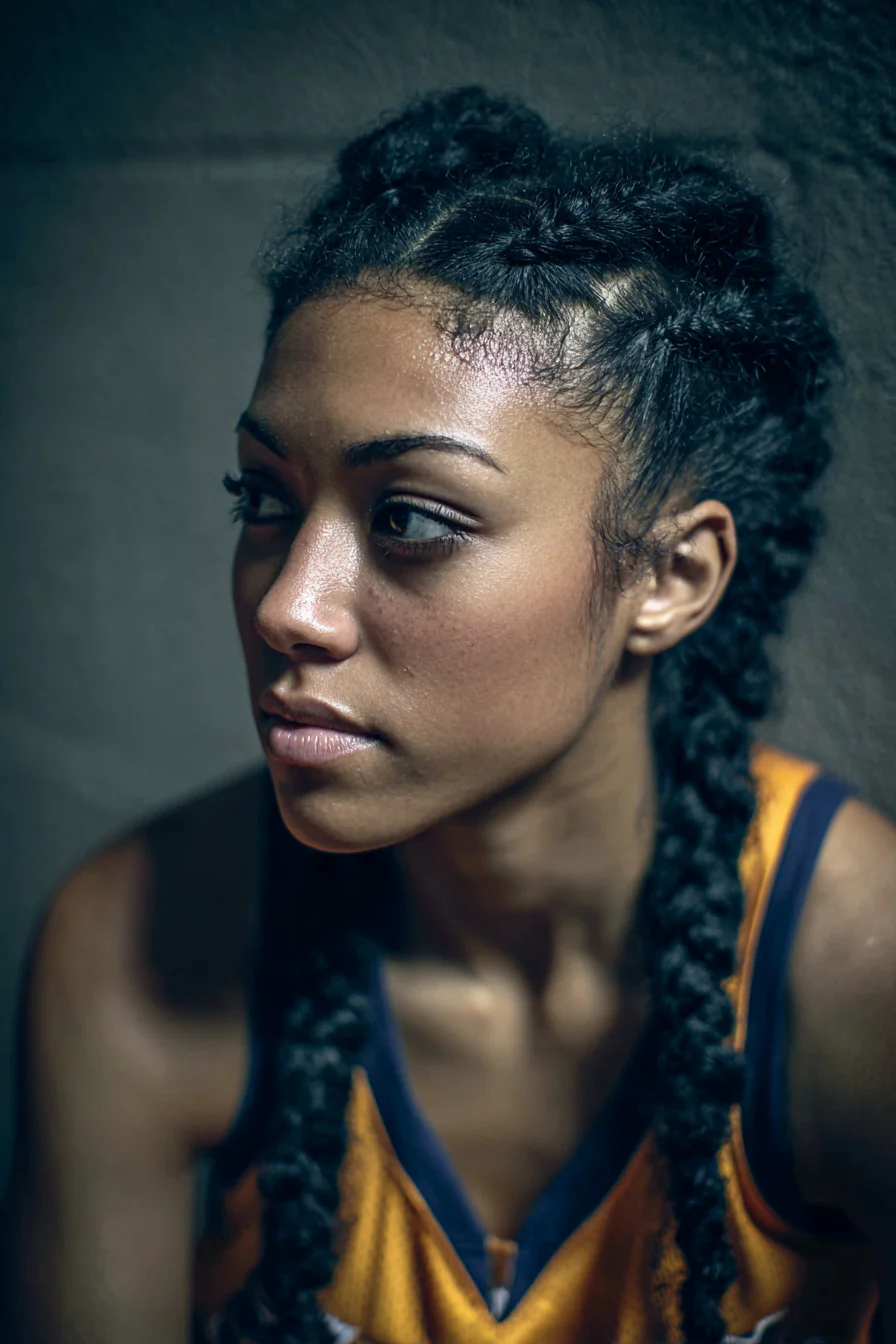 ## Double Dutch Boxer Braids for Natural Textured Hair