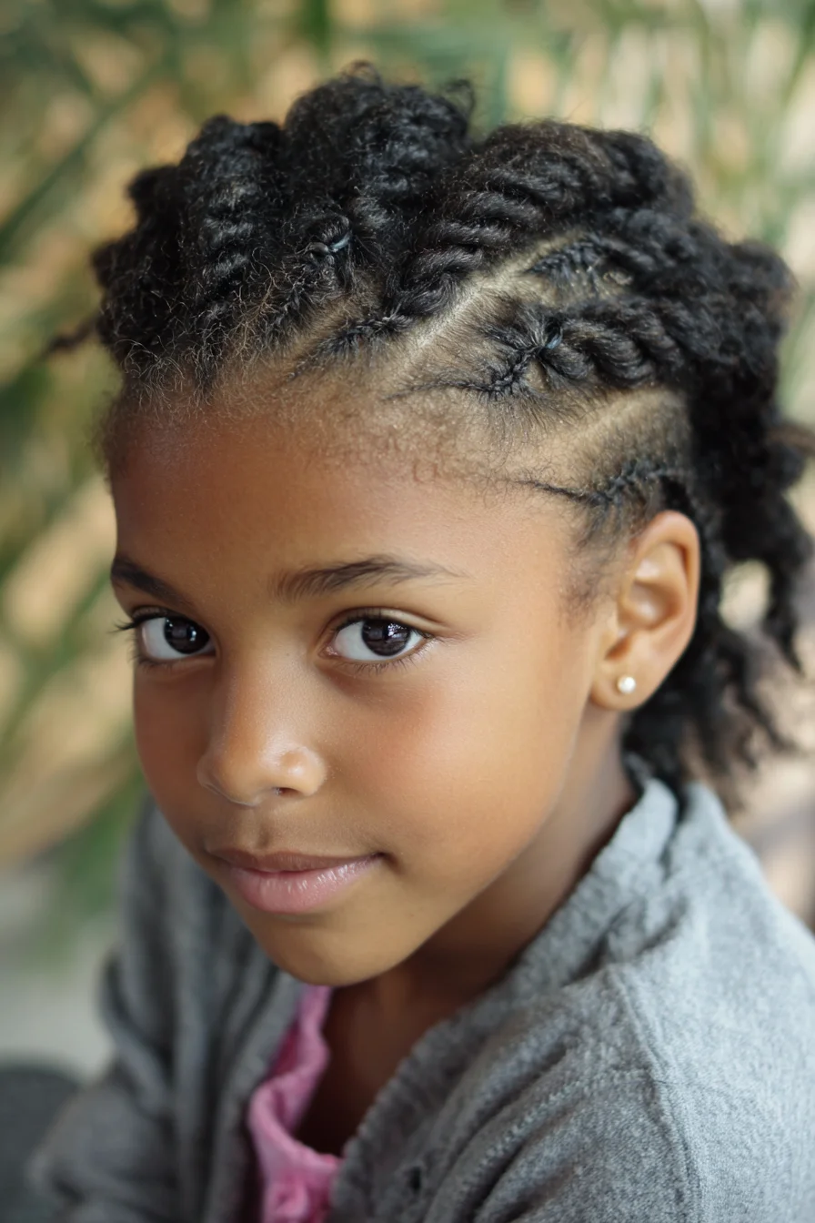 Flat Twists into Twisted Ends — Protective Style for Natural Coily Hair