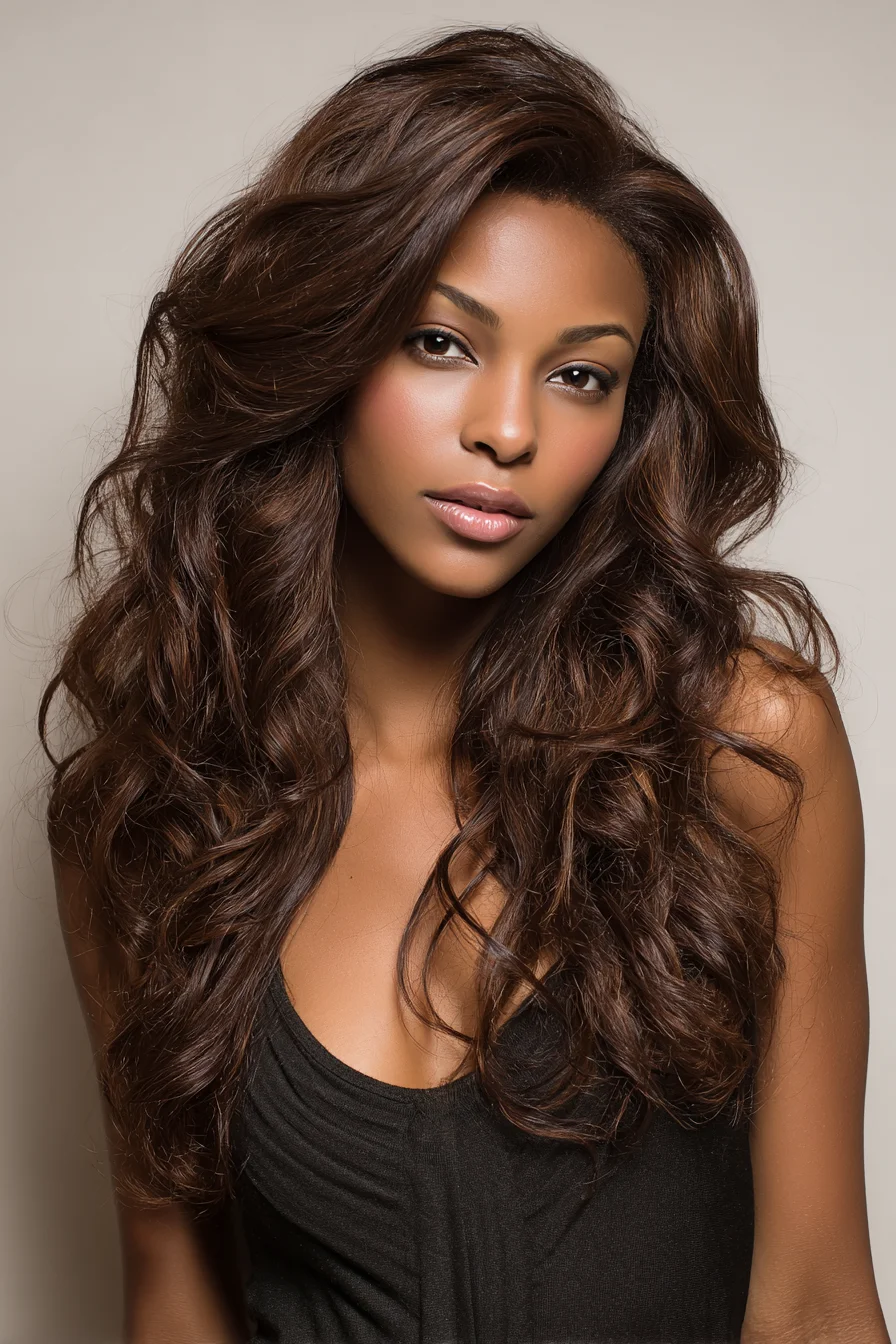 Long Layered Voluminous Waves with Face‑Framing Layers