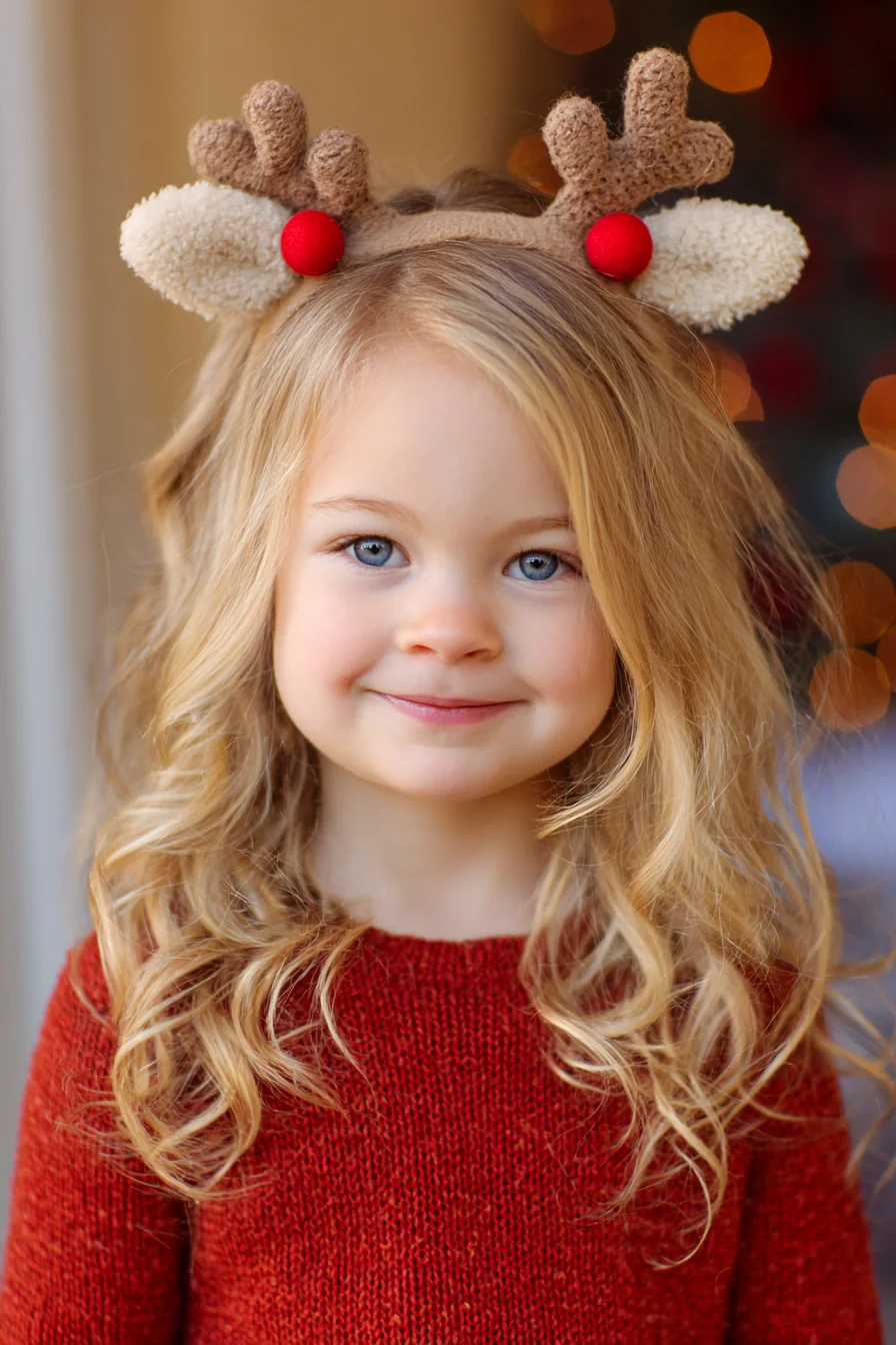 Loose Beachy Curls for Fine-to-Medium Hair — Kid-Friendly Holiday Style