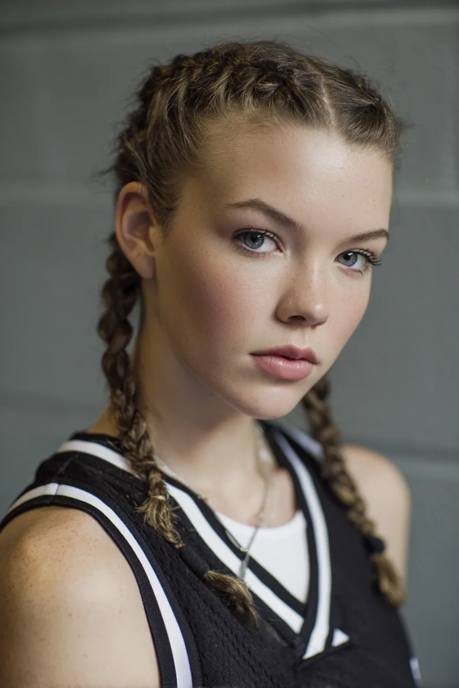 Sleek Double Dutch (Boxer) Braids for Medium to Long Hair