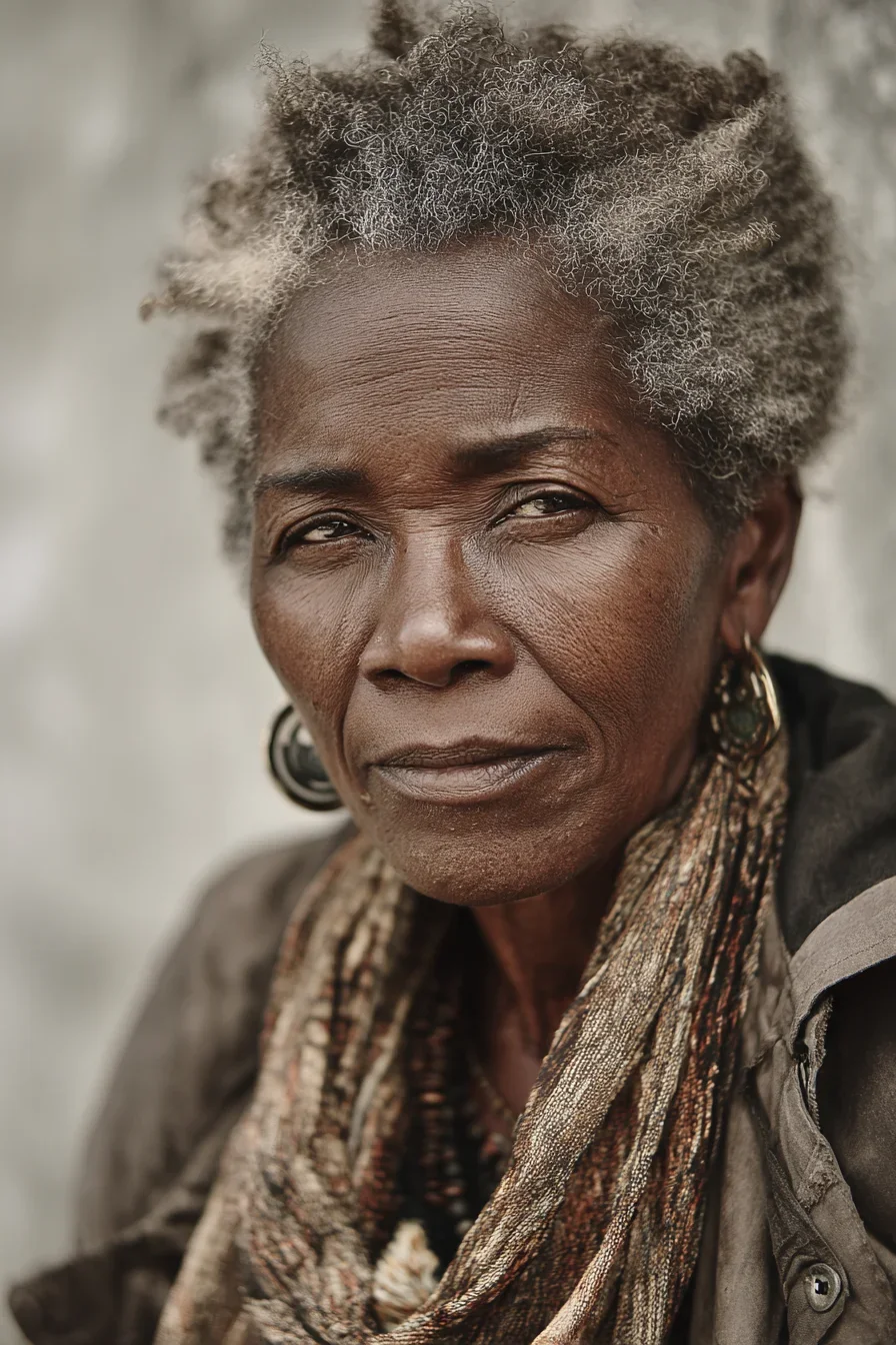 A Face Worn by Time