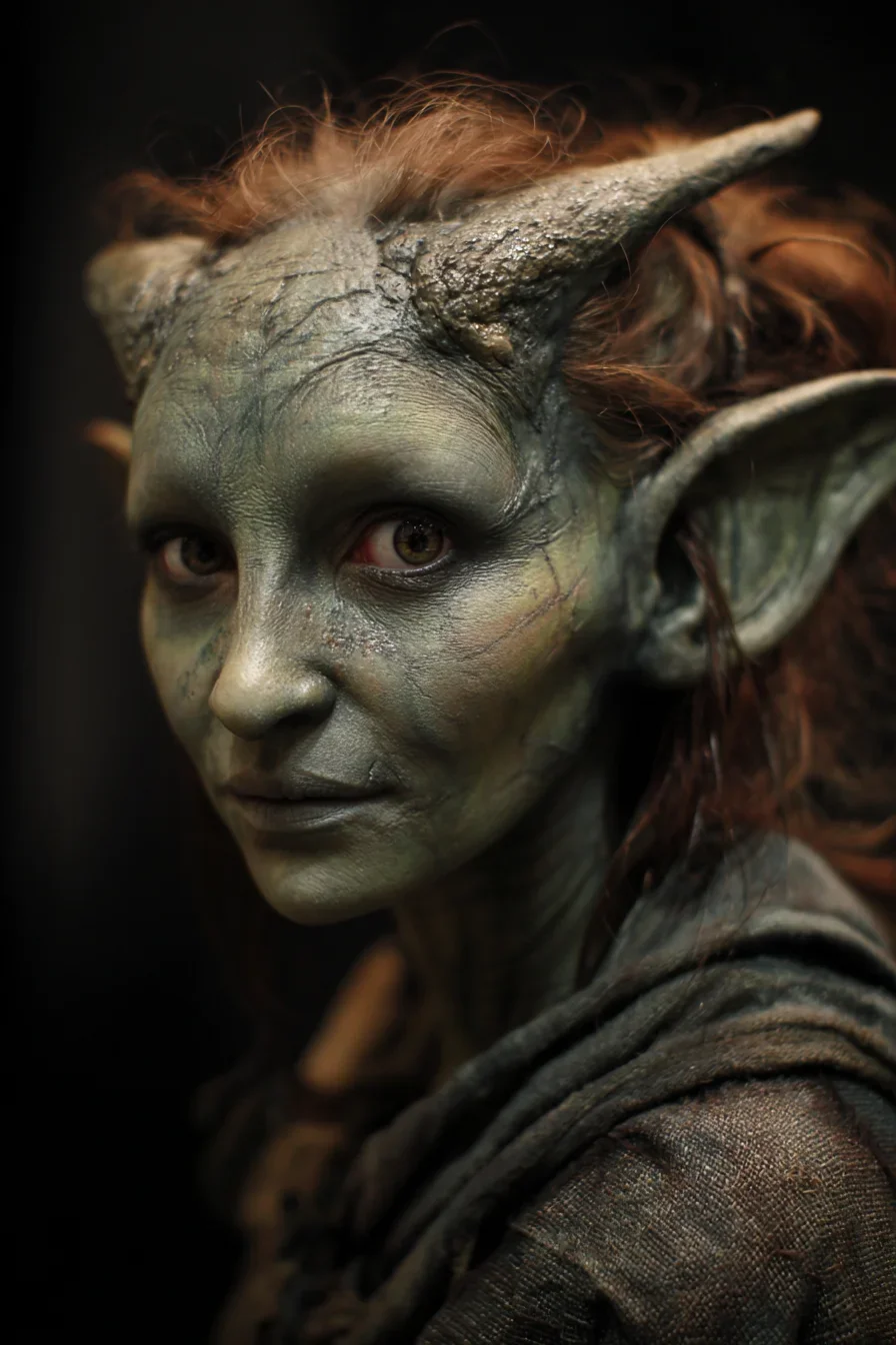 A Forest Goblin Emerges from Shadow