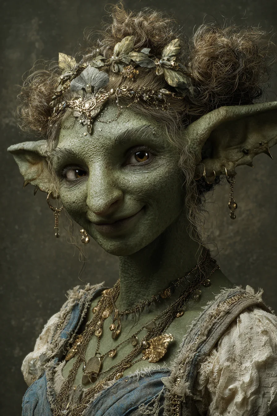 A Goblin Queen in Gold