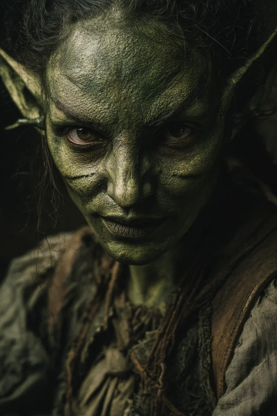A Goblin Woman from the Shadows