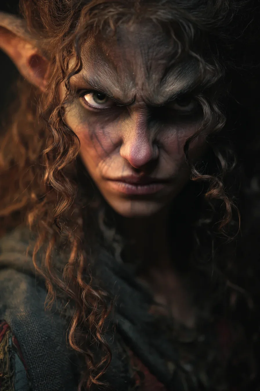 A Goblin Woman From the Shadows