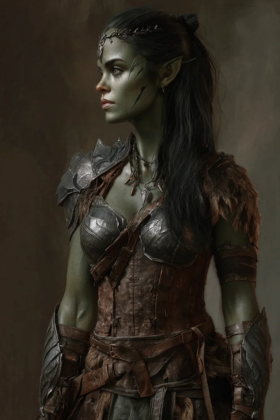 A Half-Orc Warriors Quiet Resolve