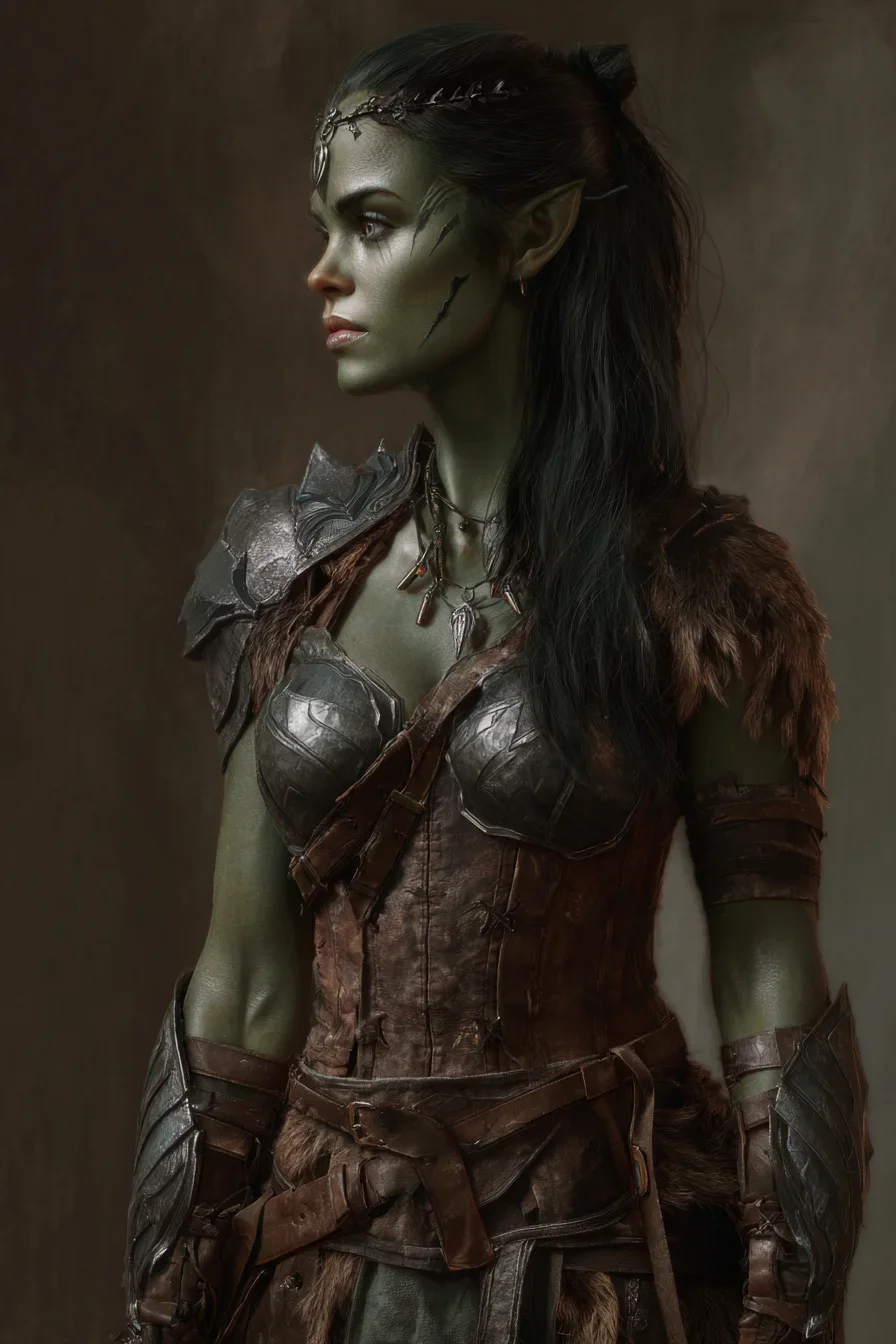 A Half-Orc Warriors Quiet Resolve