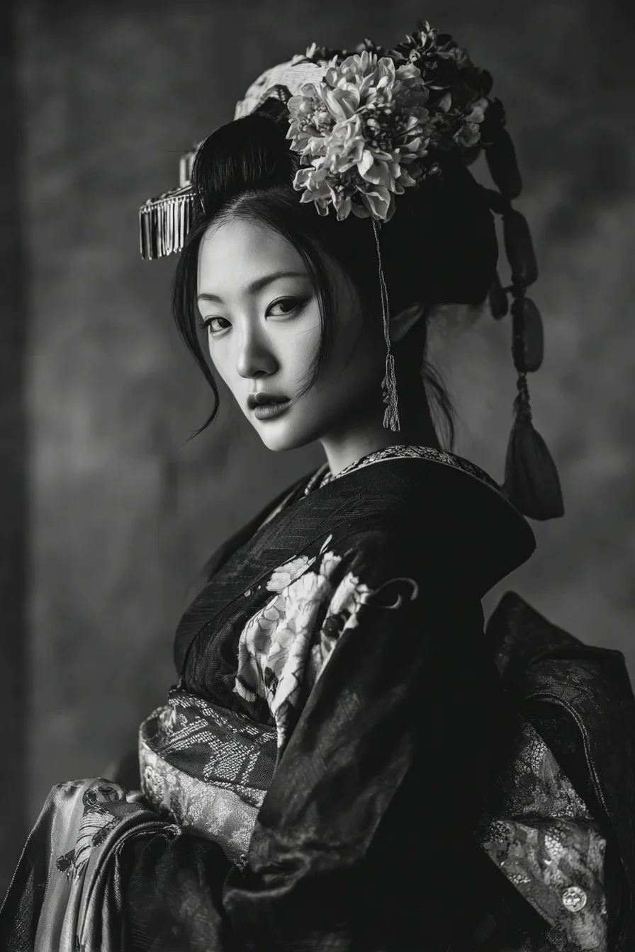 A Portrait in Black and White