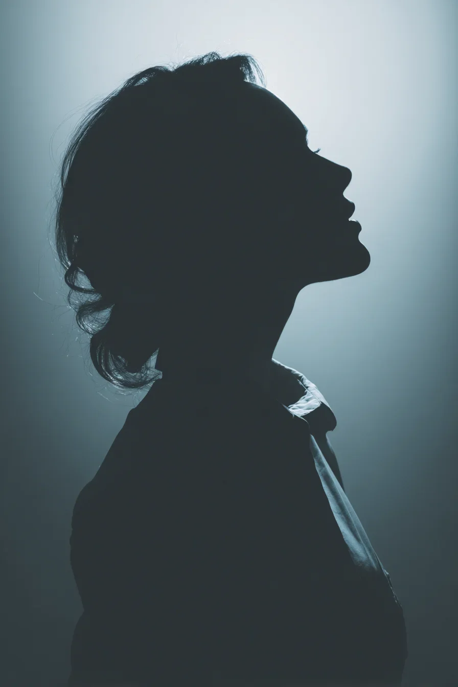 A Silhouette Lost in Thought
