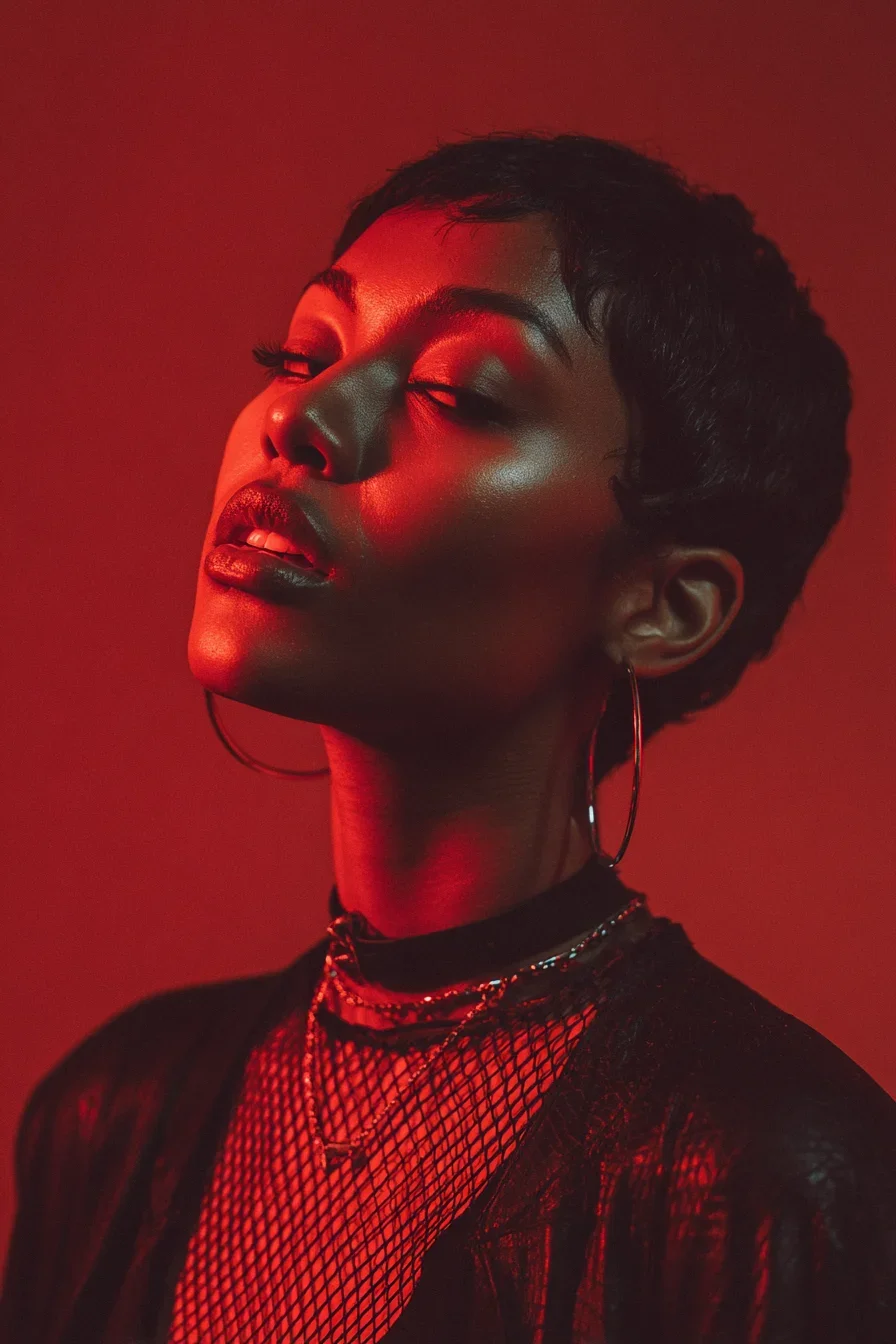 Bathed in Crimson Light