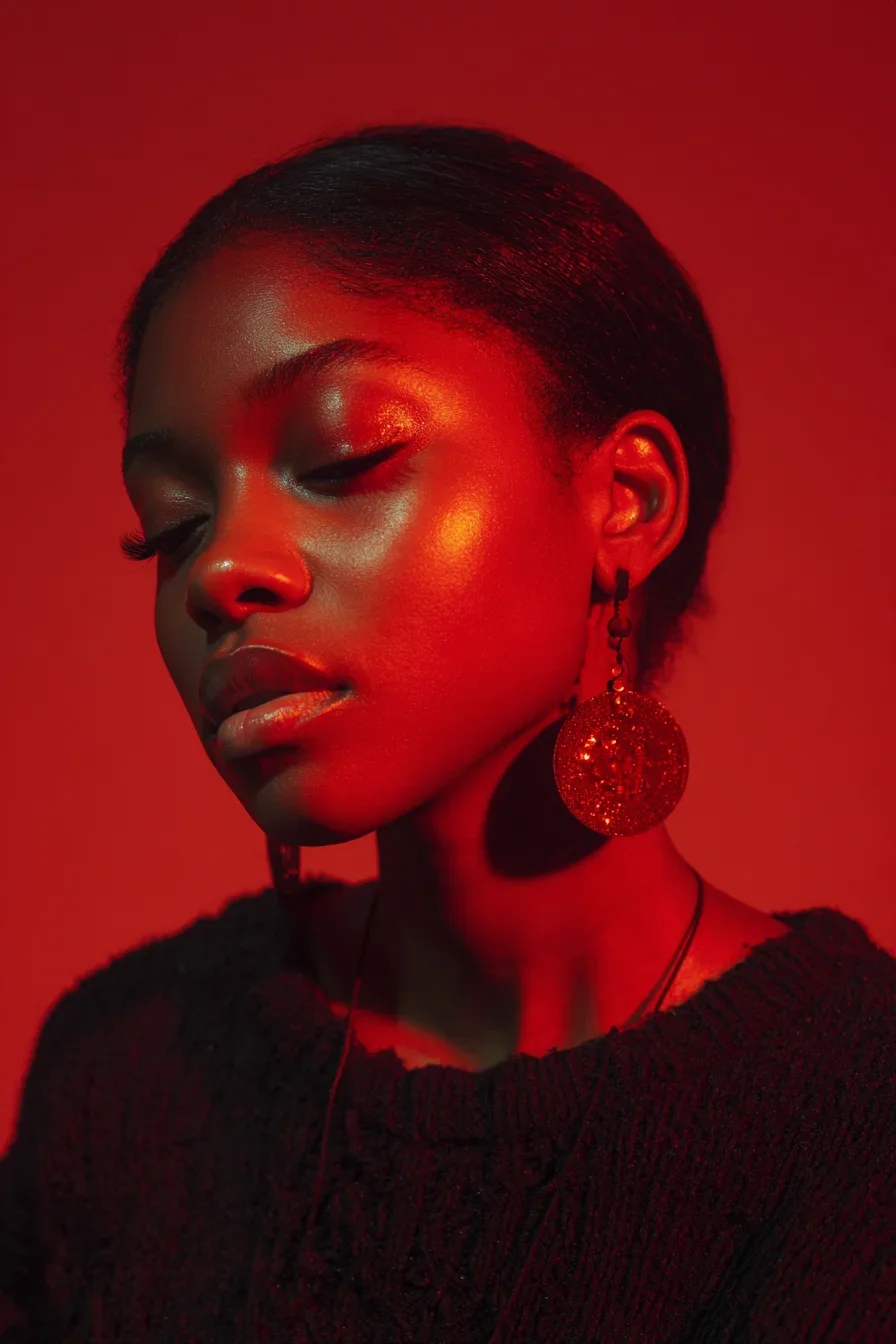 Bathed in Crimson Light