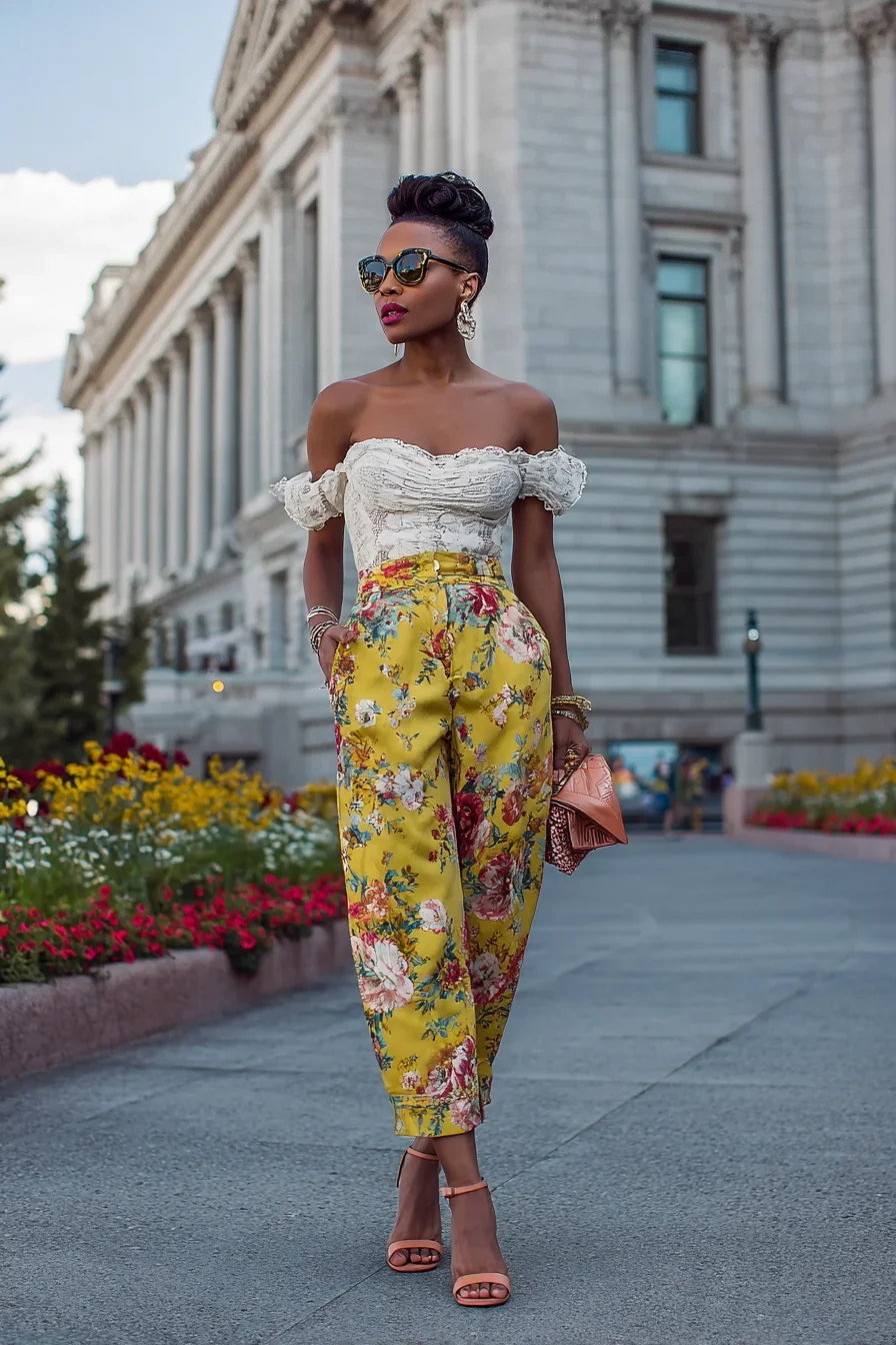 Bold Florals in the City Sun