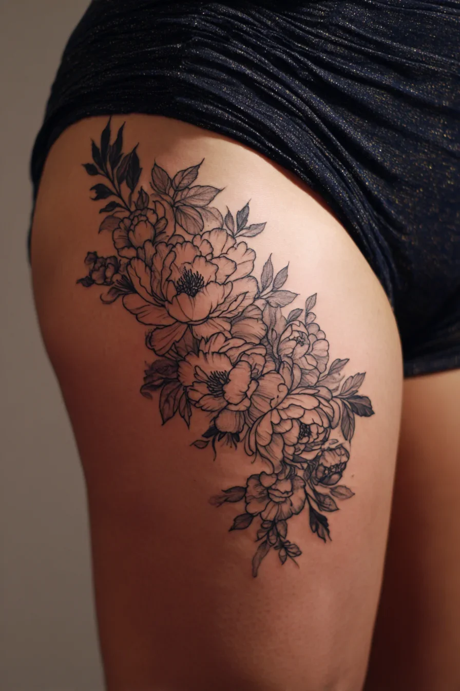 Botanical Ink on Brown Skin