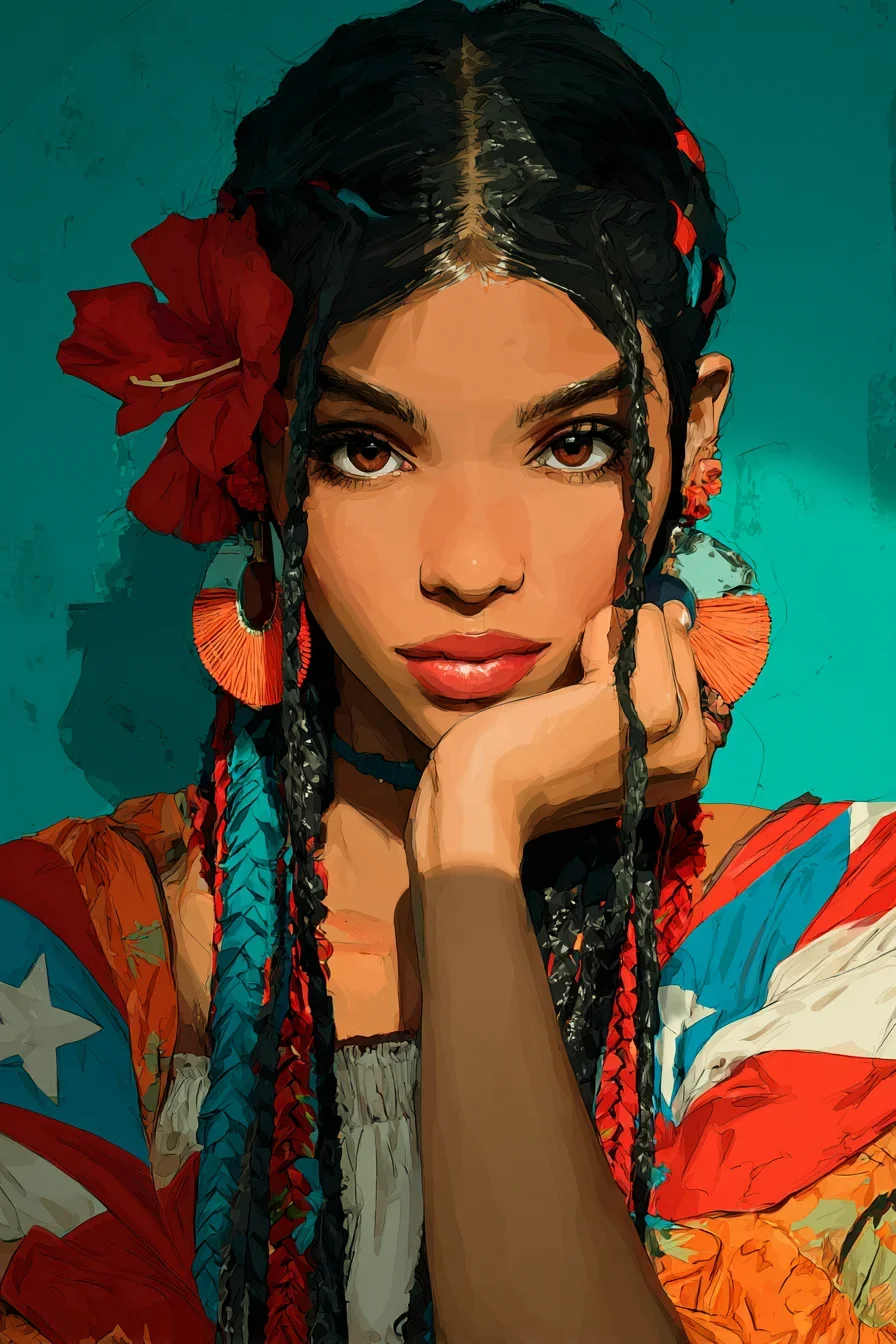 Braids, Blooms, and Bold Color