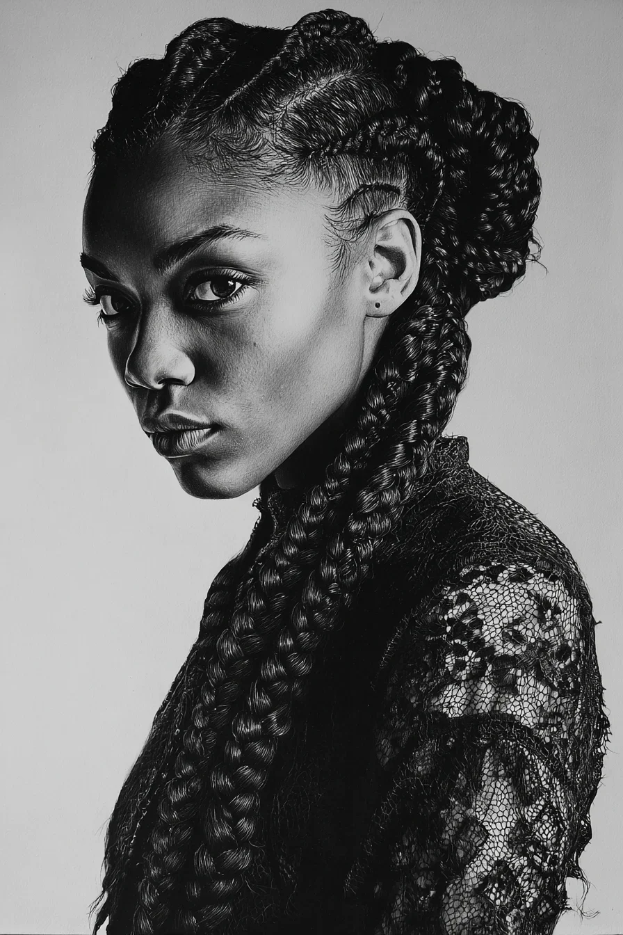 Braids, Lace, and Quiet Intensity