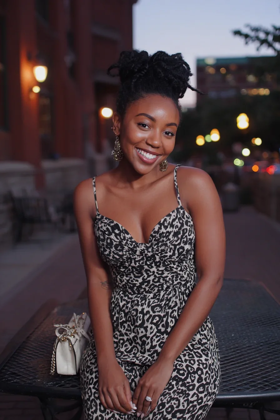 City Nights in Leopard Print