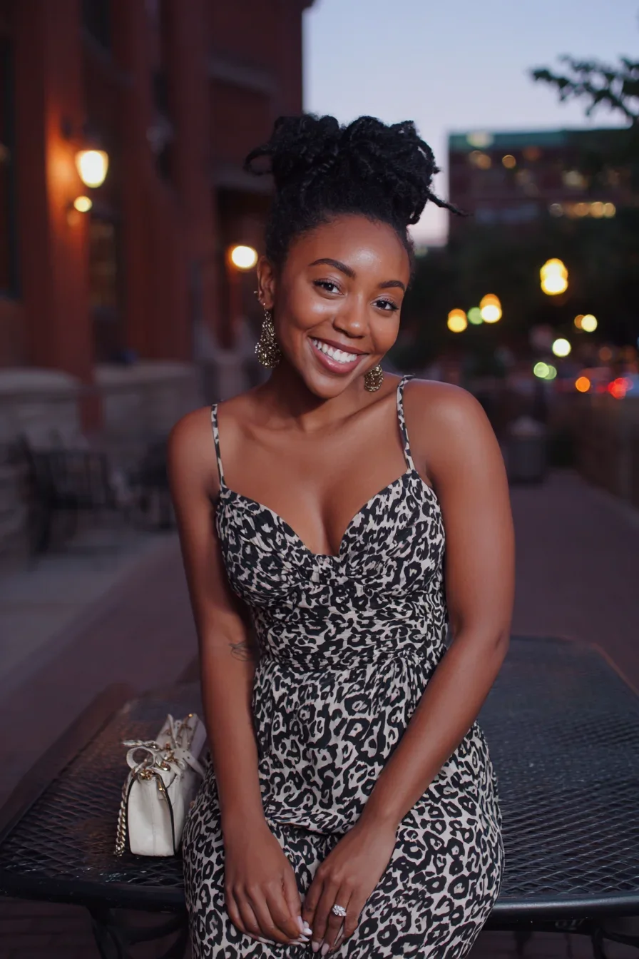 City Nights in Leopard Print