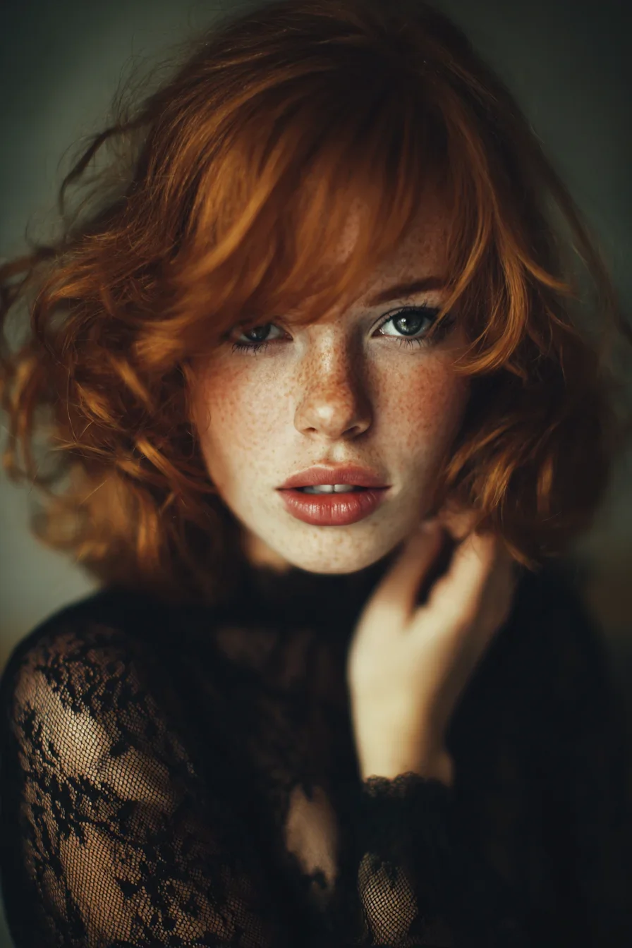Copper Curls and a Steady Gaze