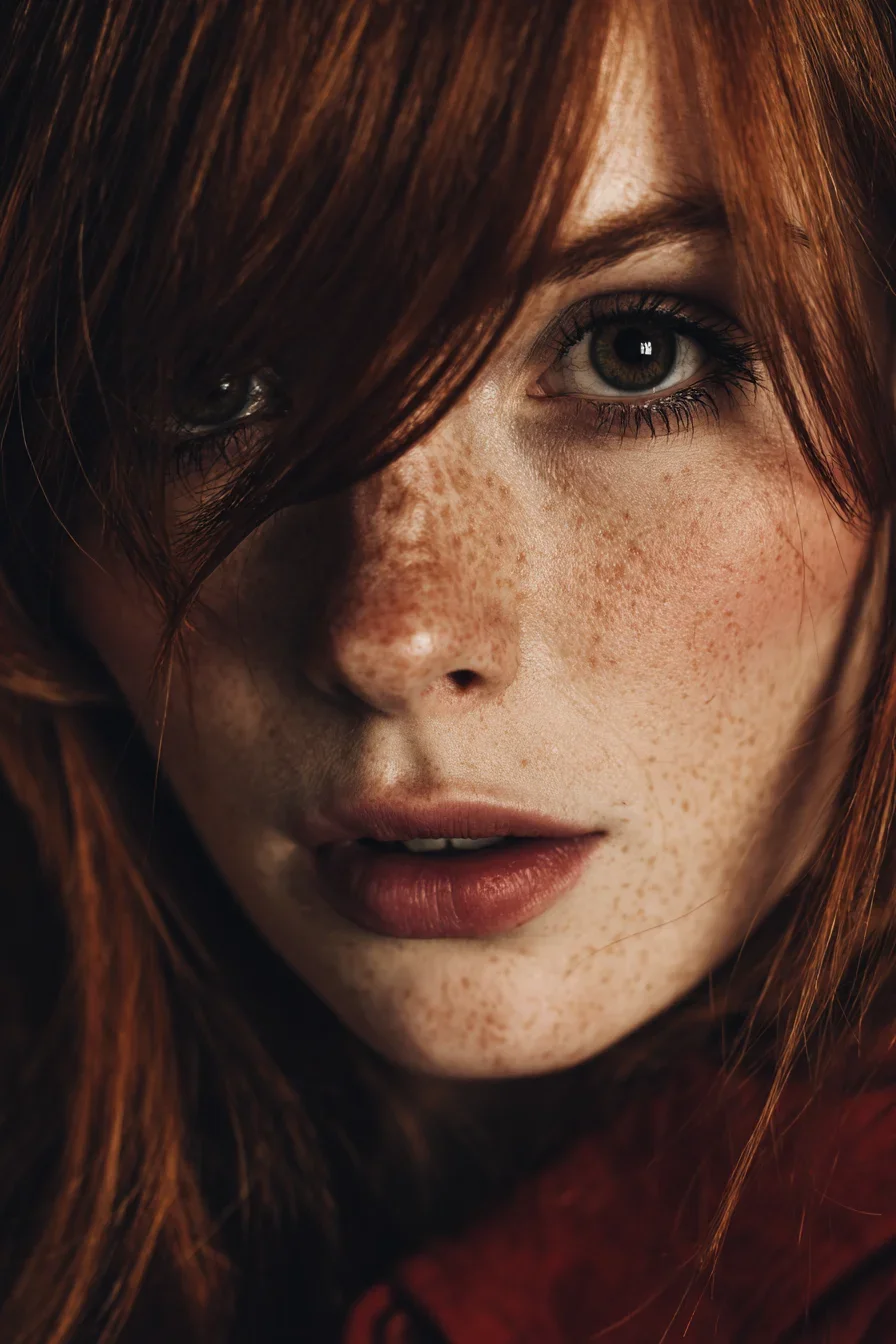 Copper Hair and Hazel Eyes