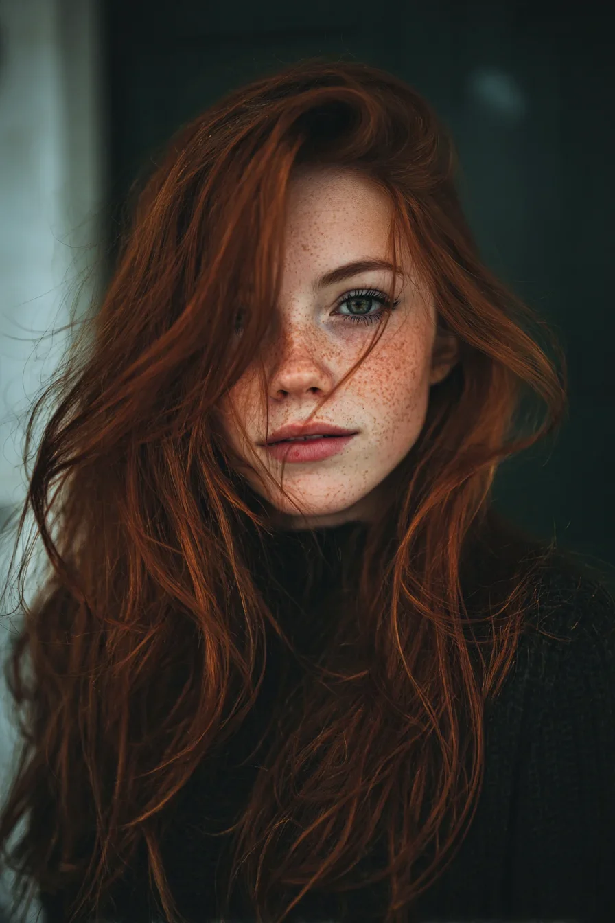 Copper Hair and Sea Glass Eyes