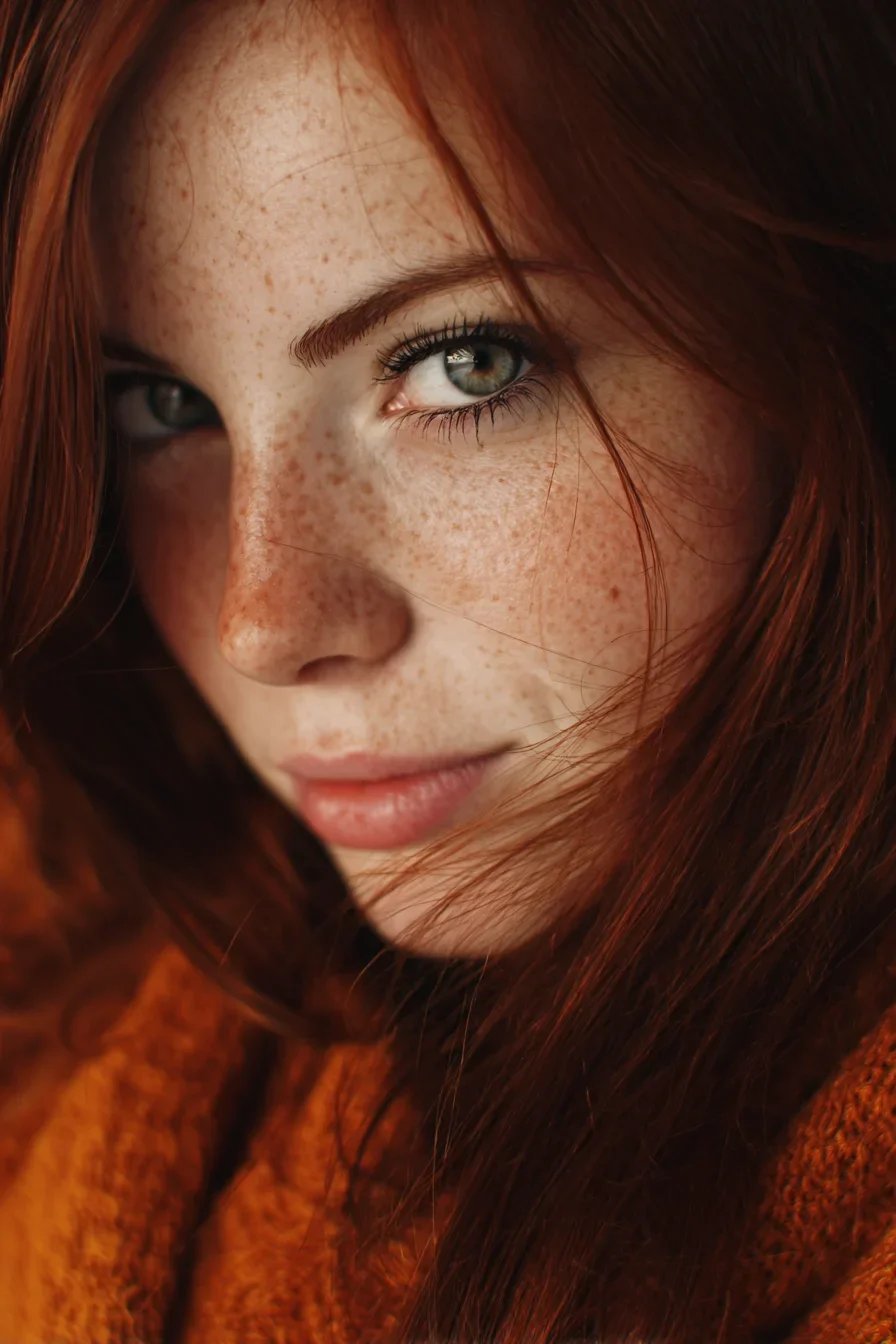 Copper Hair and Storm-Grey Eyes
