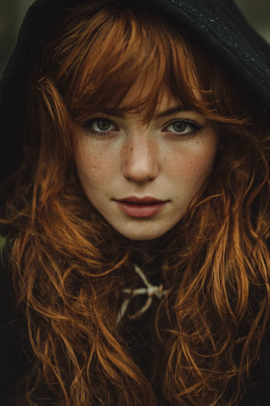 Copper Hair in the Grey