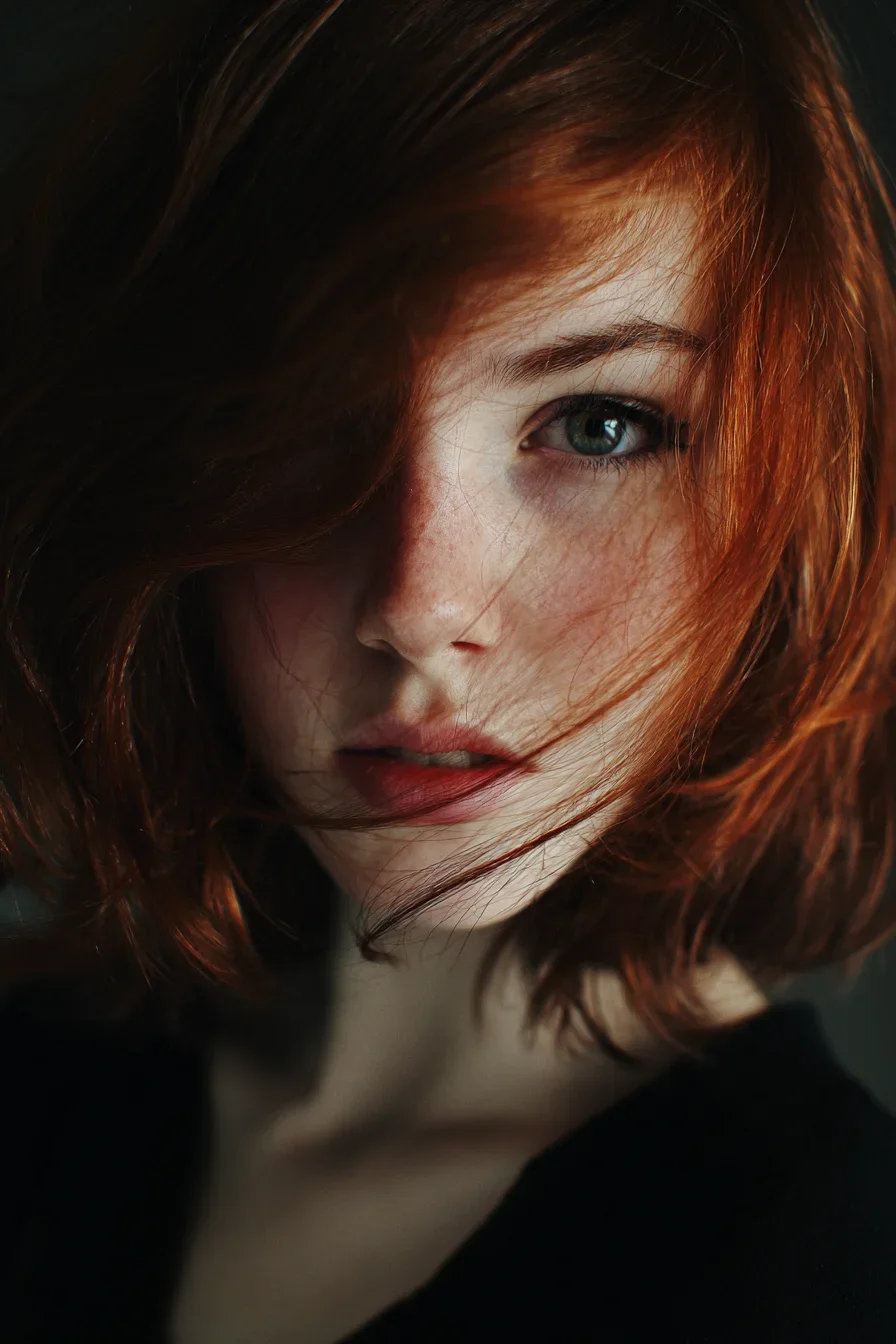 Copper Hair, One Piercing Gaze
