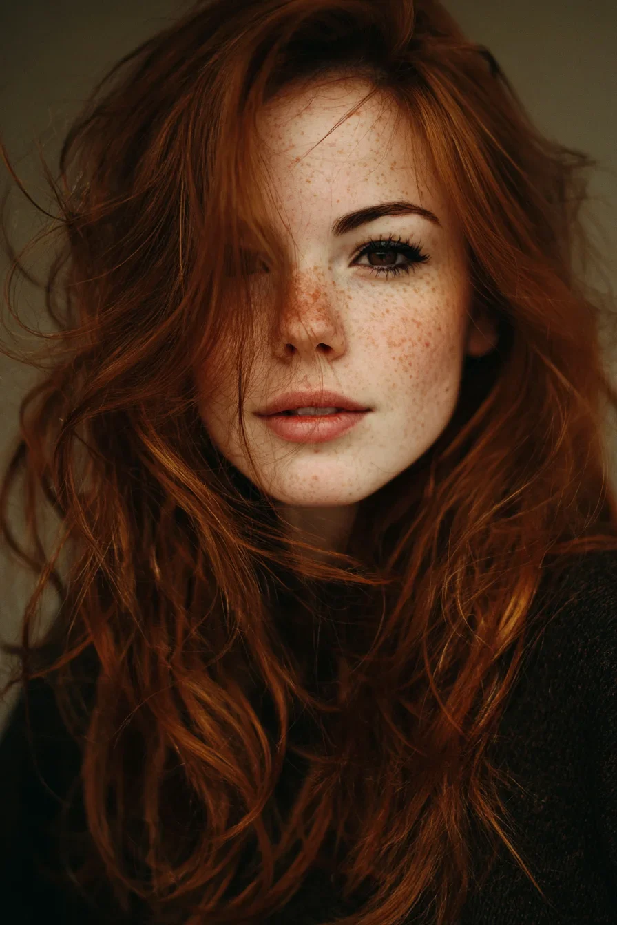 Copper Waves and Freckled Skin 20