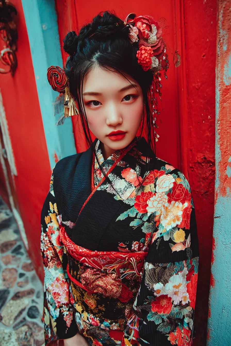 Crimson and Black in Full Bloom