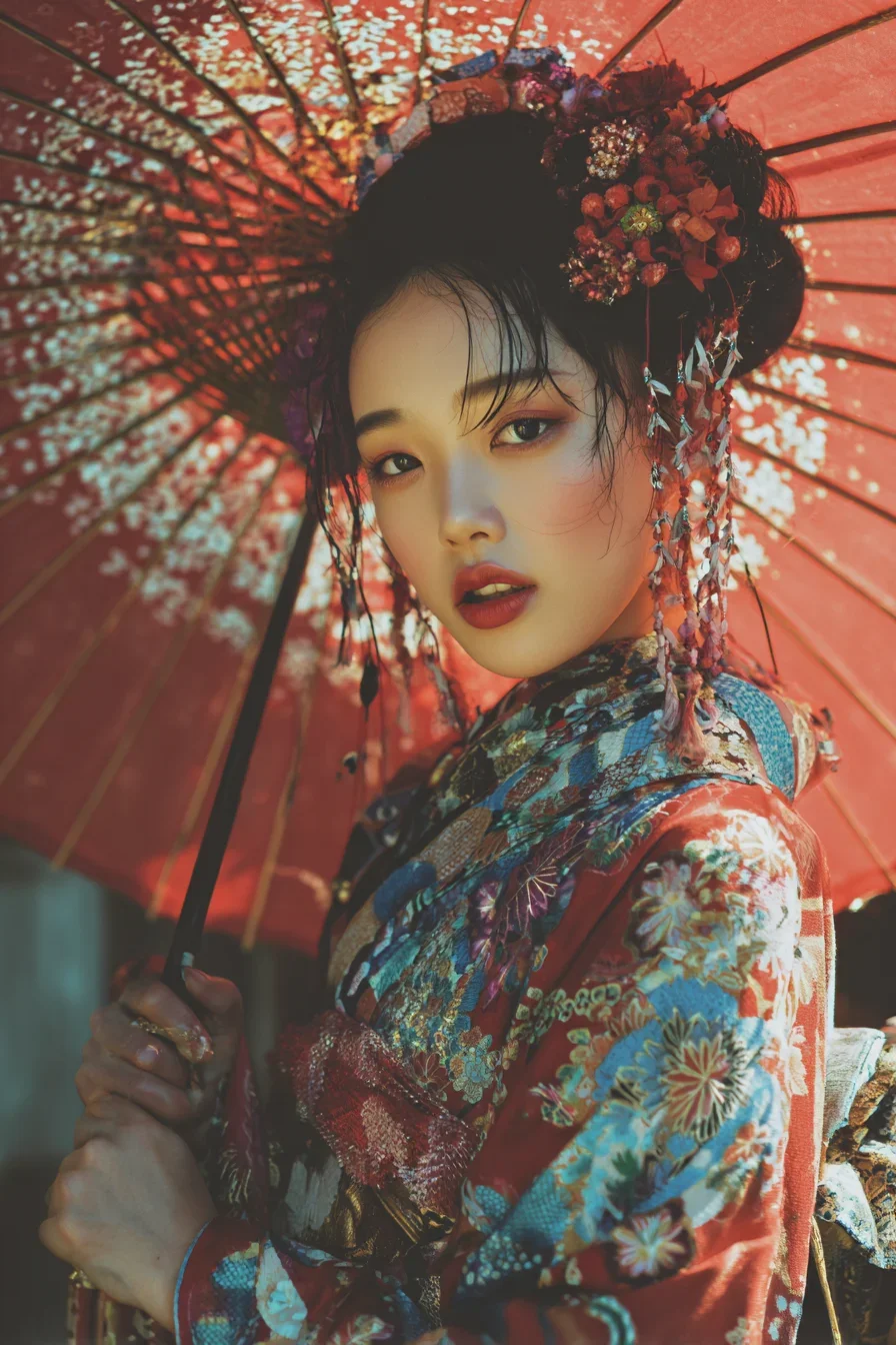 Crimson Canopy and Silk
