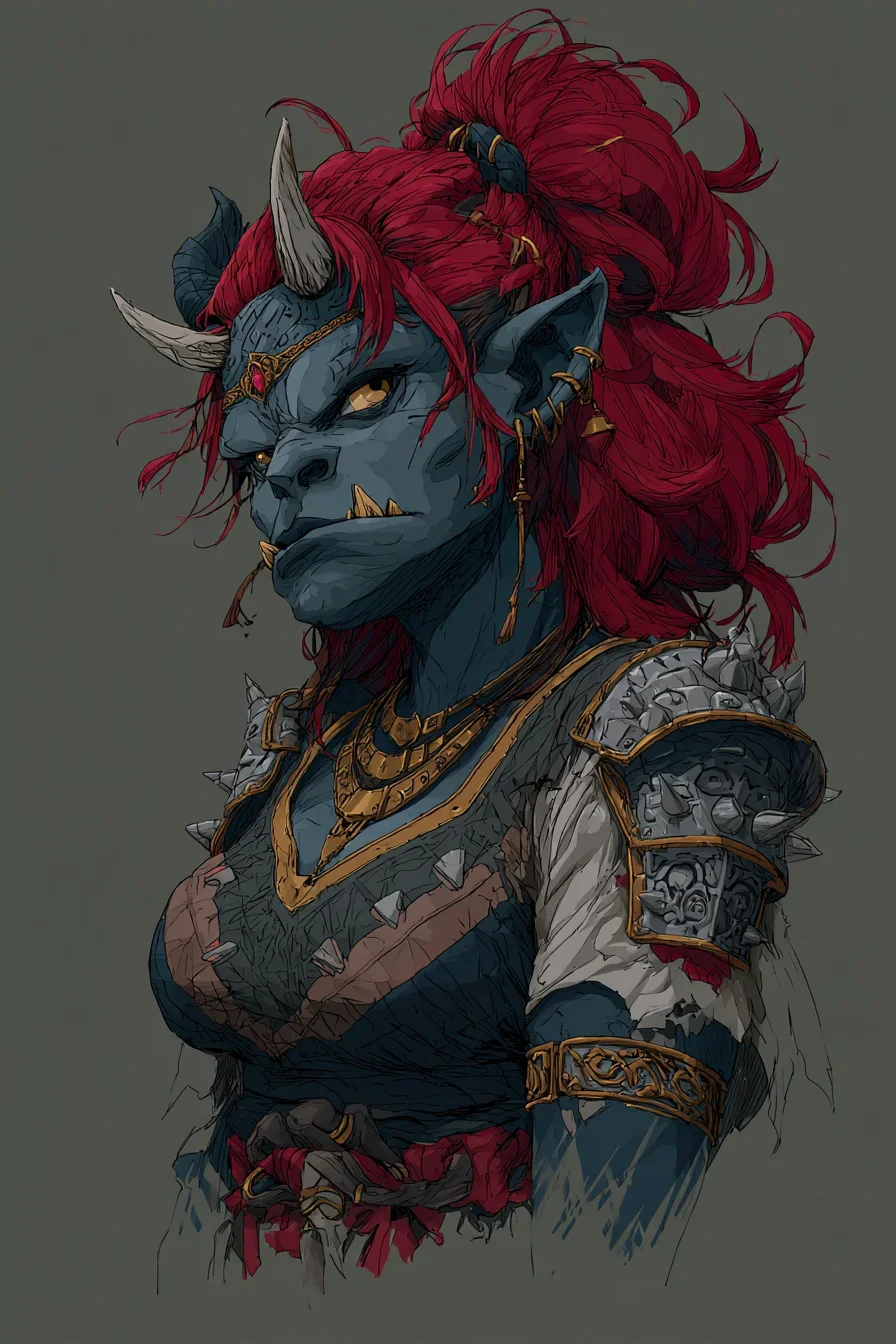 Crimson-Maned Warrior of the Deep