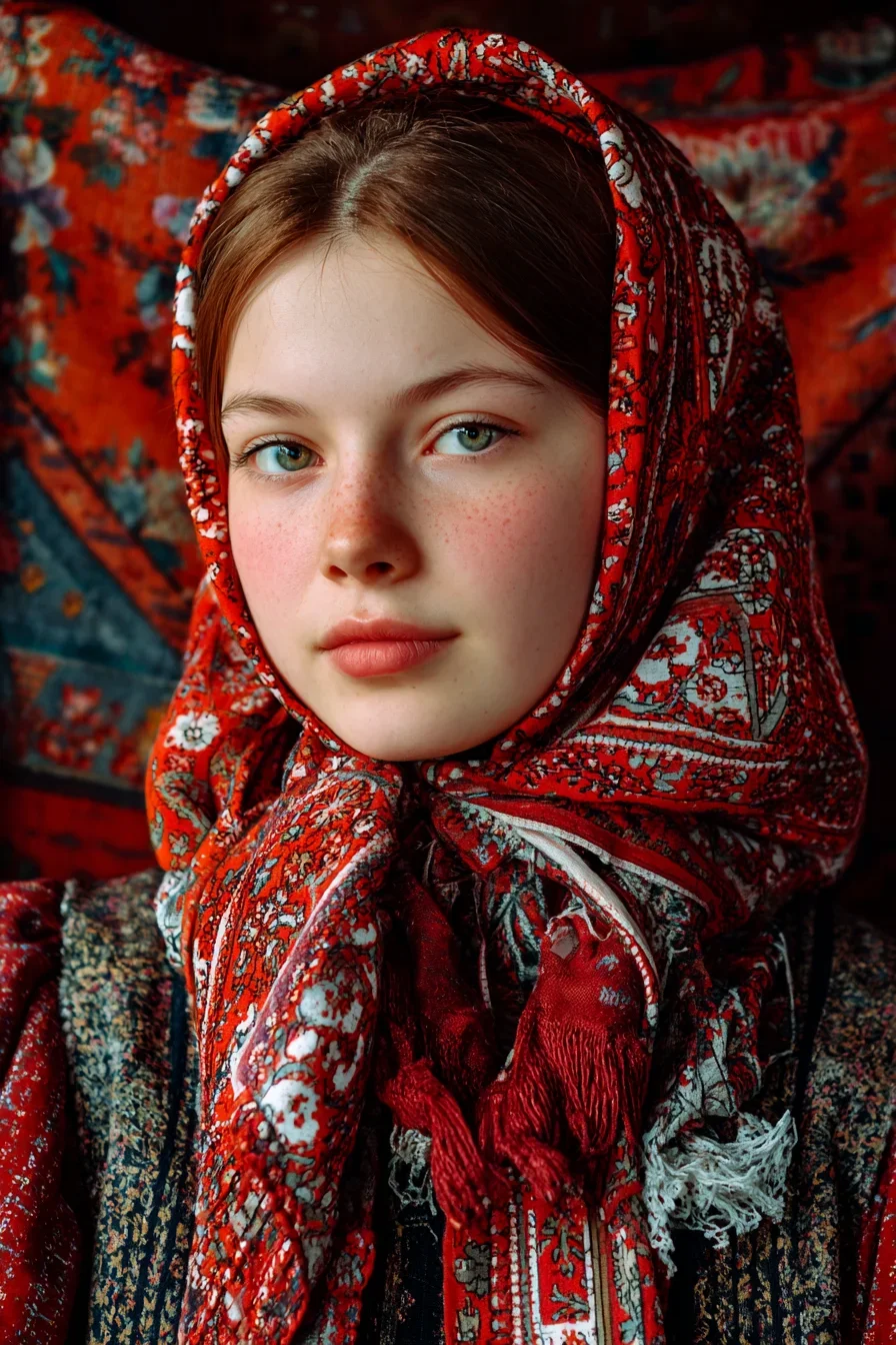 Crimson Patterns, Quiet Gaze