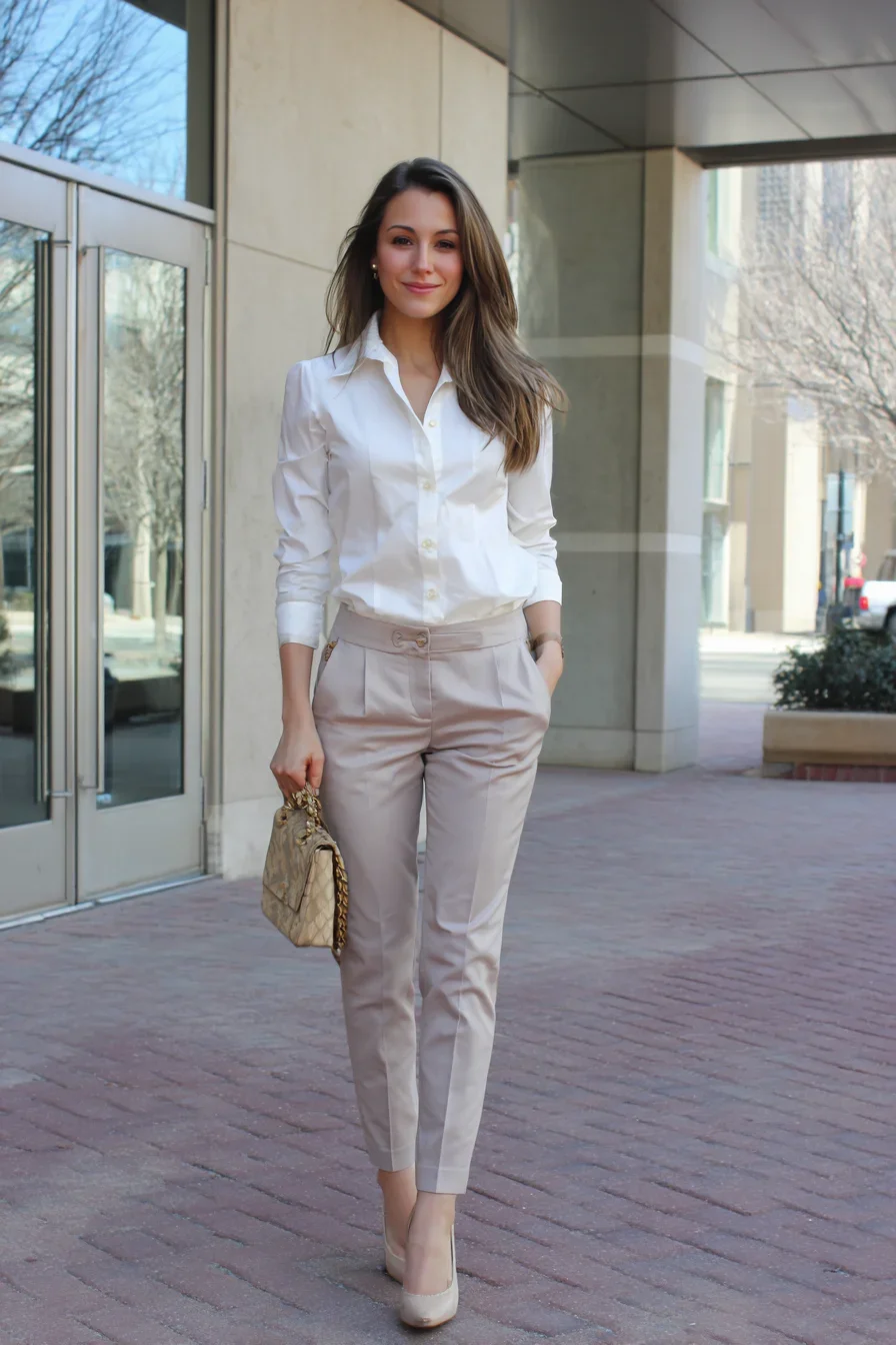 Crisp Neutrals for the Office