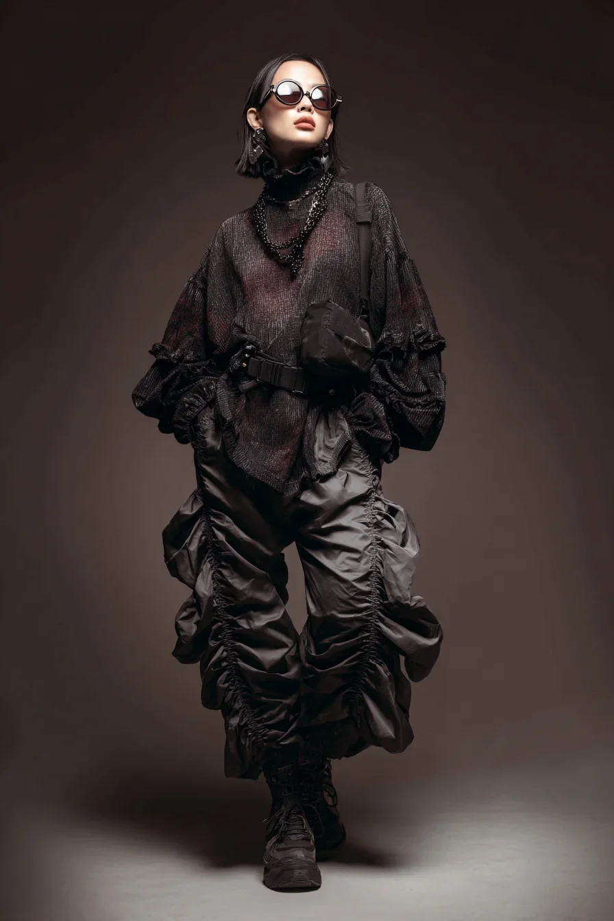 Dark avant-garde meets street utility