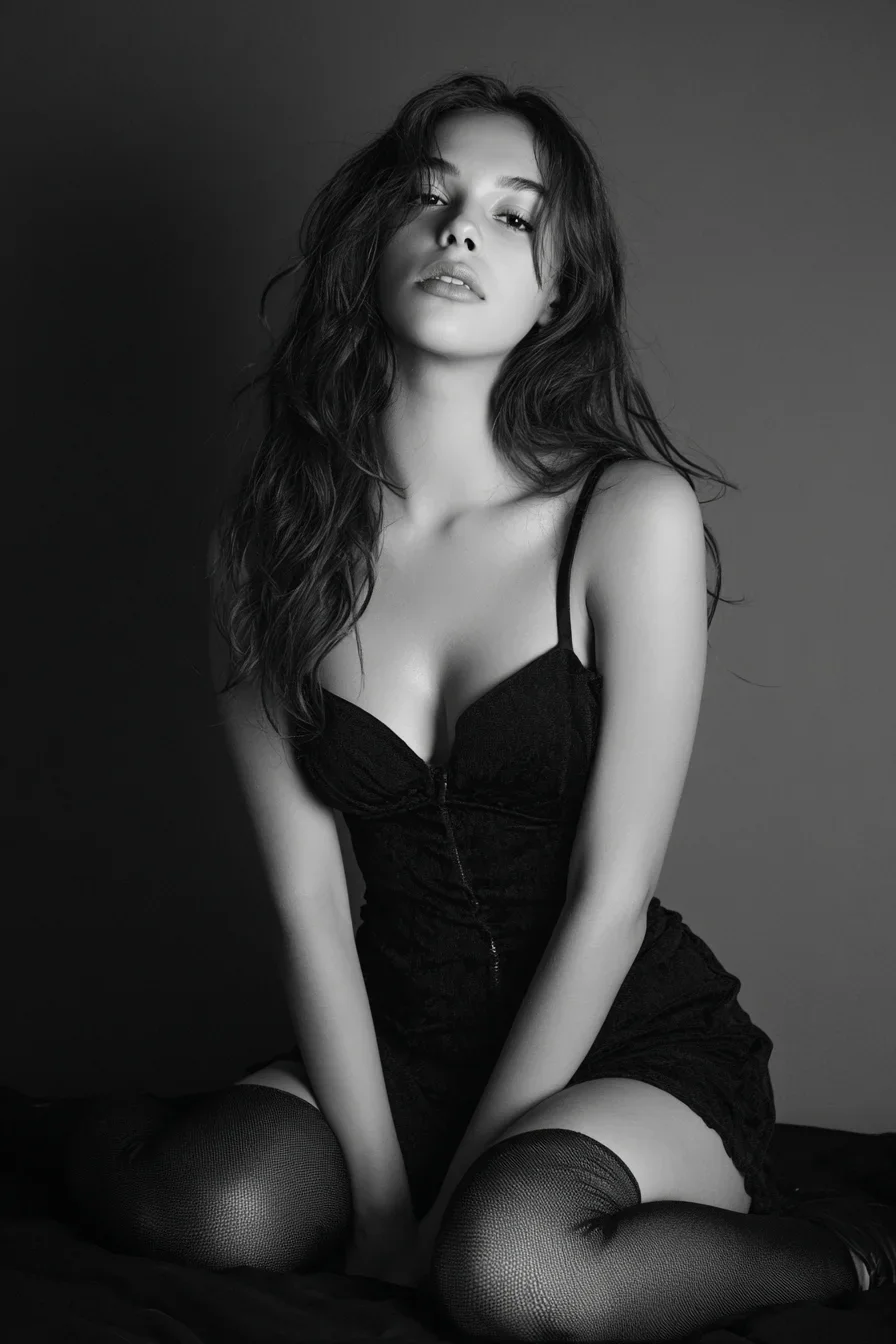Dark Mood in Black and White