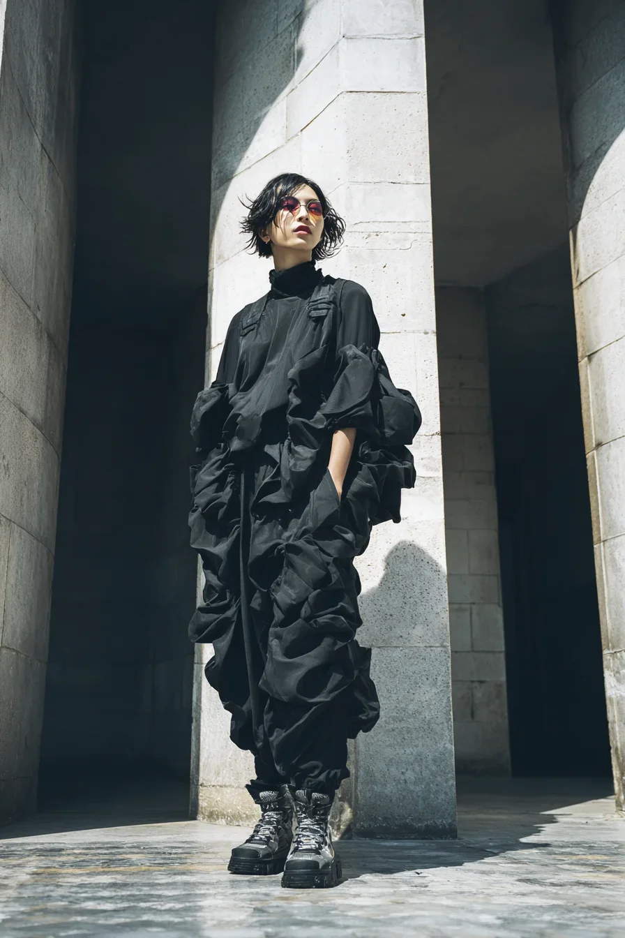 Dark Volume in Brutalist Light