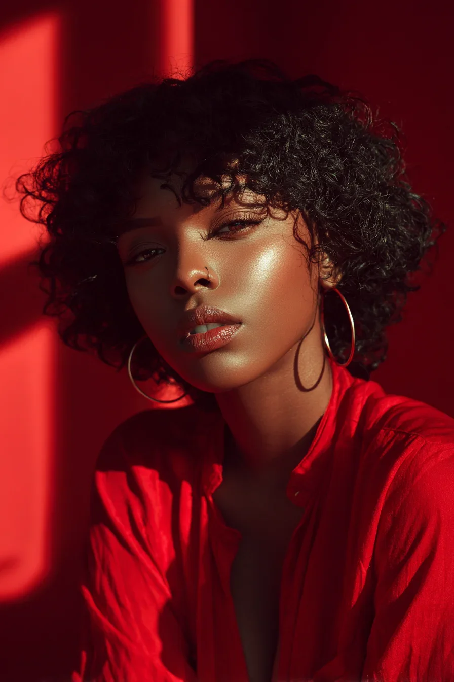 Draped in Red