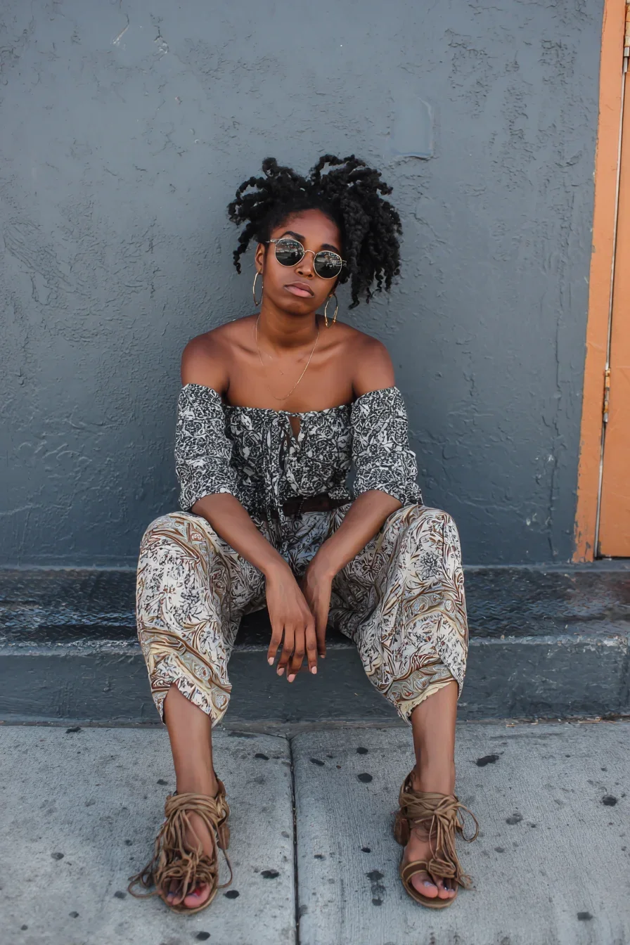 Effortless Bohemian Street Style