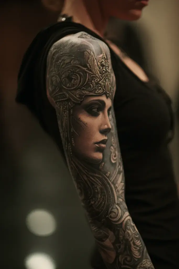 24 Woman Sleeve Tattoos We Cant Stop Looking At