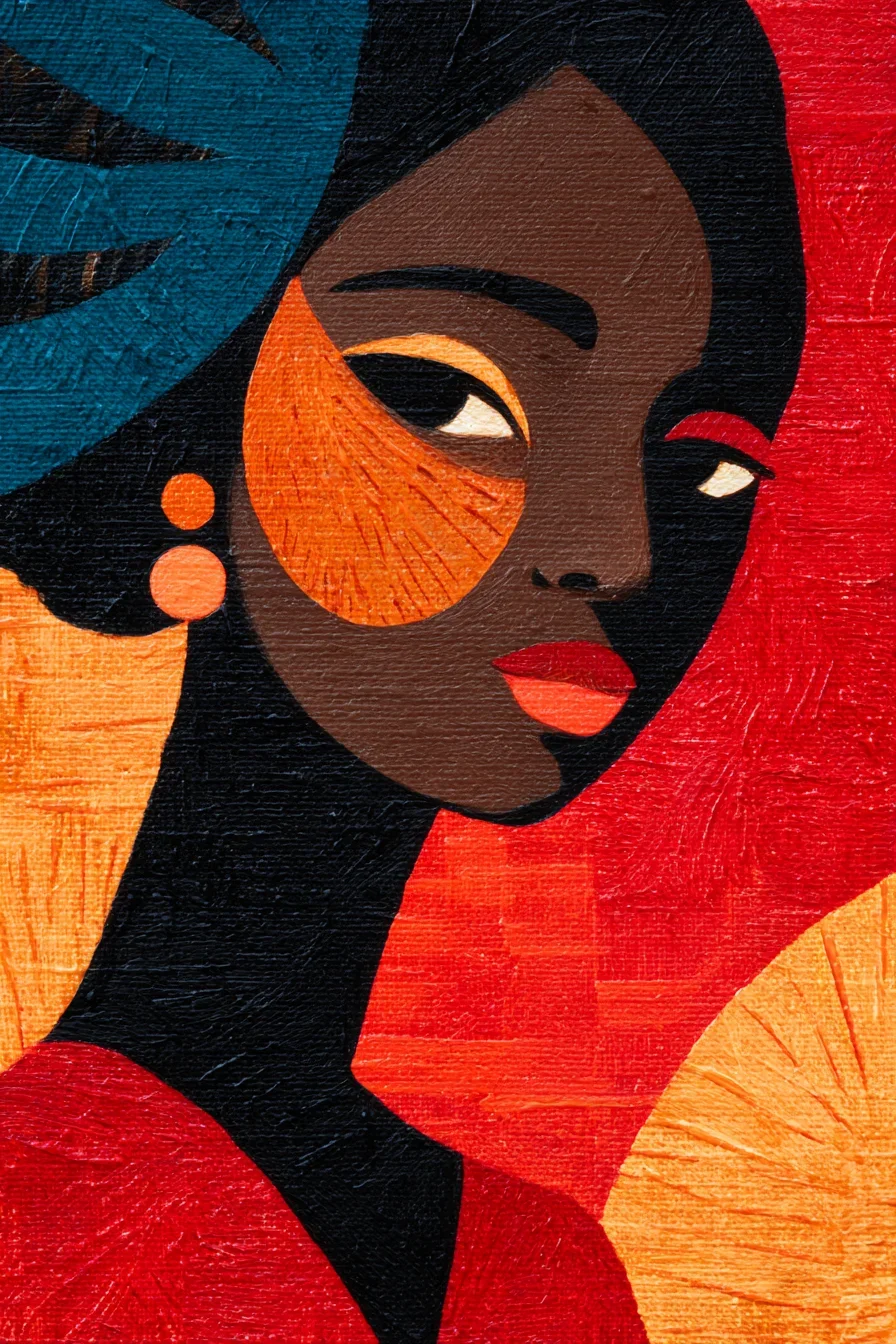 Fire and Shadow in Bold Color
