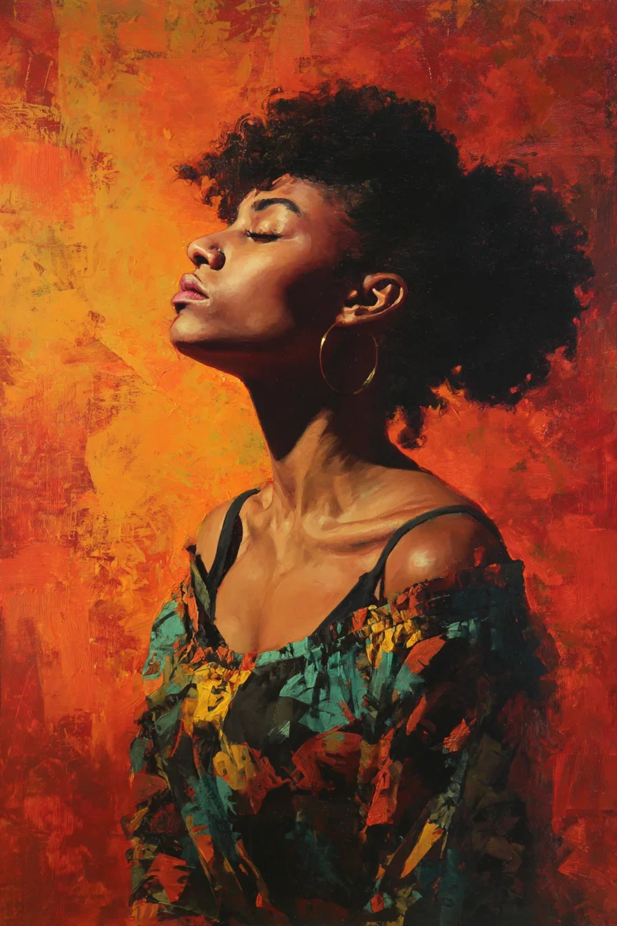 Fire and Stillness in Oil