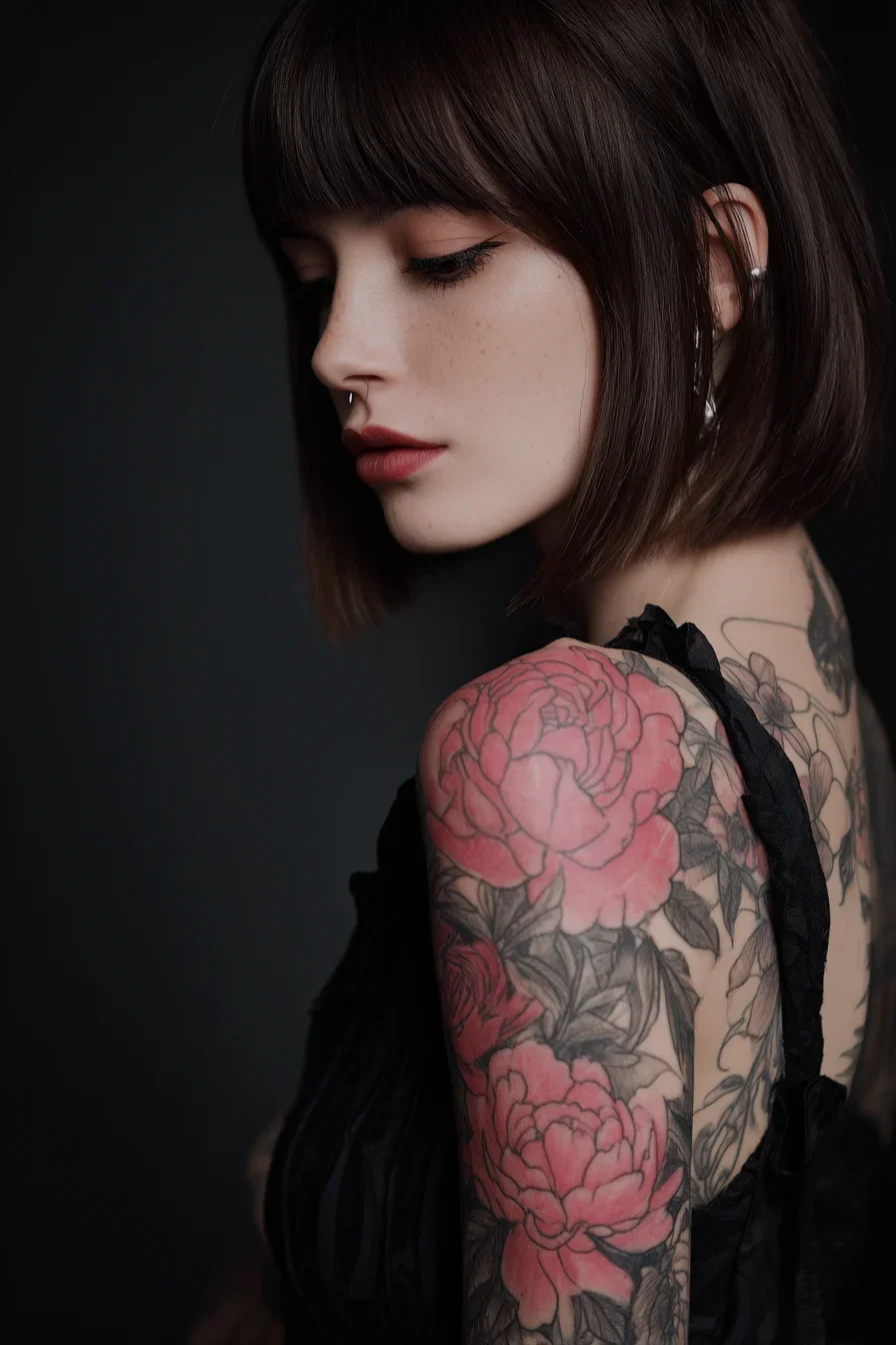 Floral Sleeve in Full Bloom