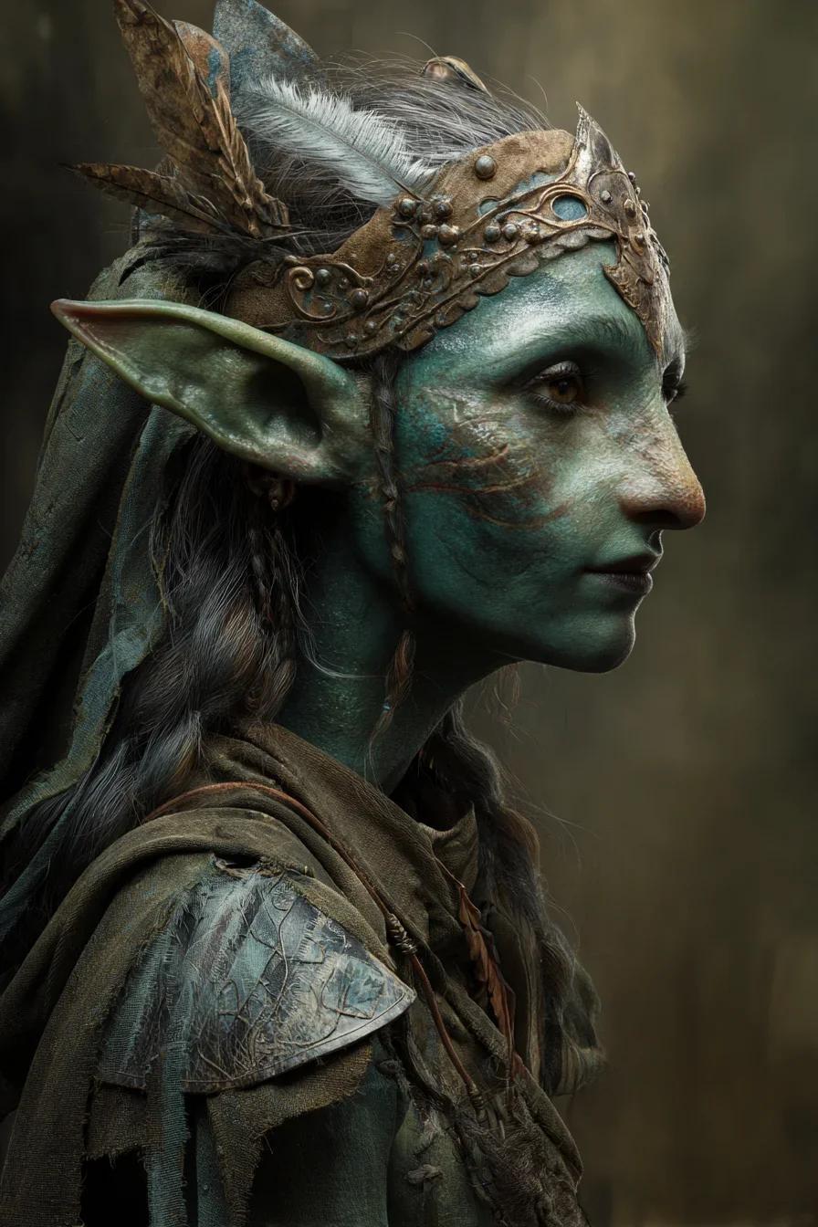 Forest Goblin Elder in Profile